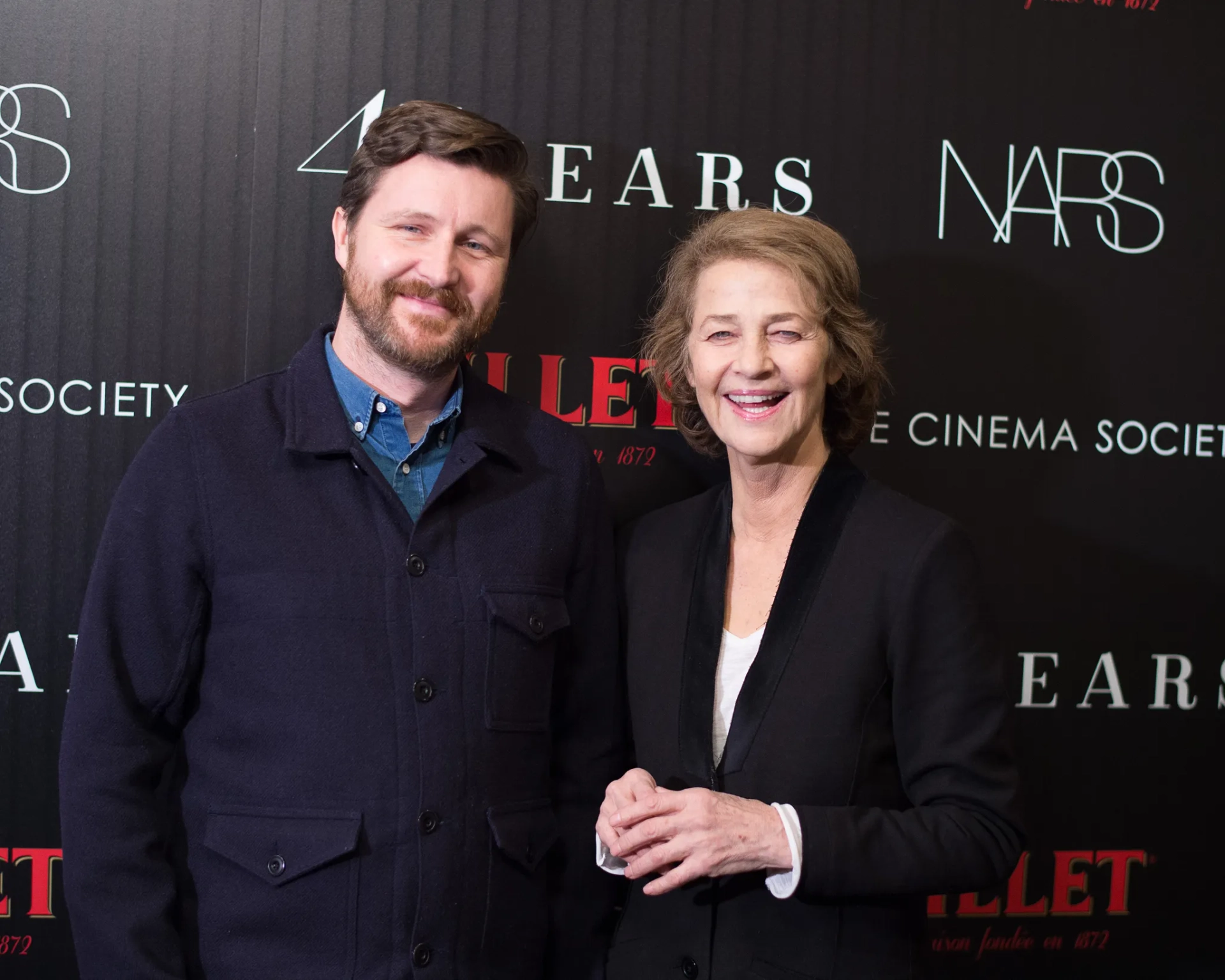 Charlotte Rampling and Andrew Haigh at an event for 45 Years (2015)