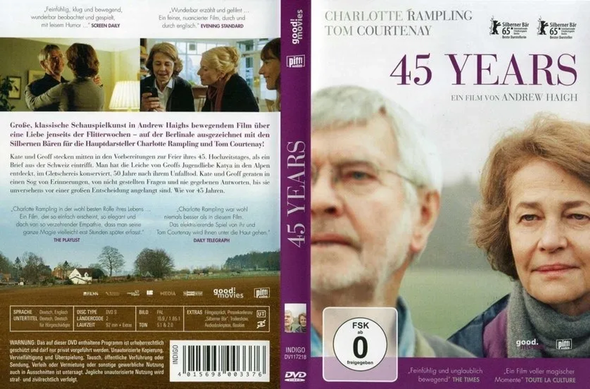 Charlotte Rampling and Tom Courtenay in 45 Years (2015)