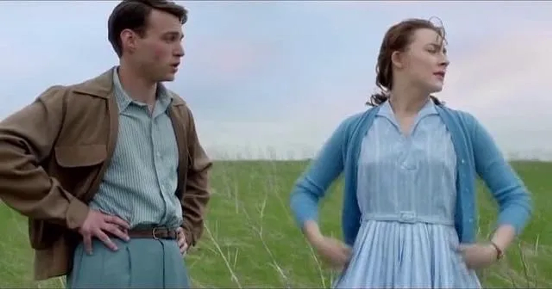 Saoirse Ronan and Emory Cohen in Brooklyn (2015)