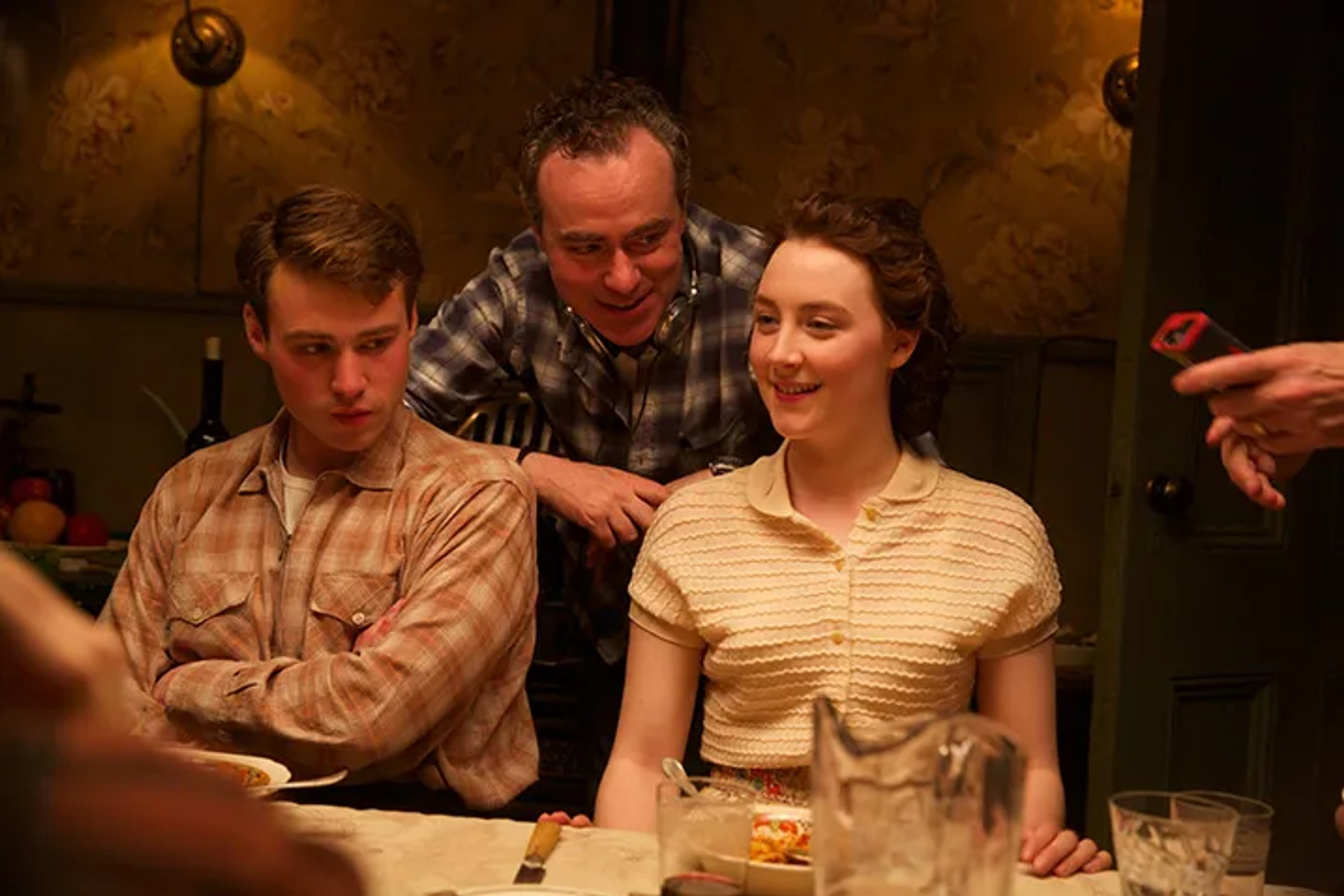 John Crowley, Saoirse Ronan, and Emory Cohen in Brooklyn (2015)