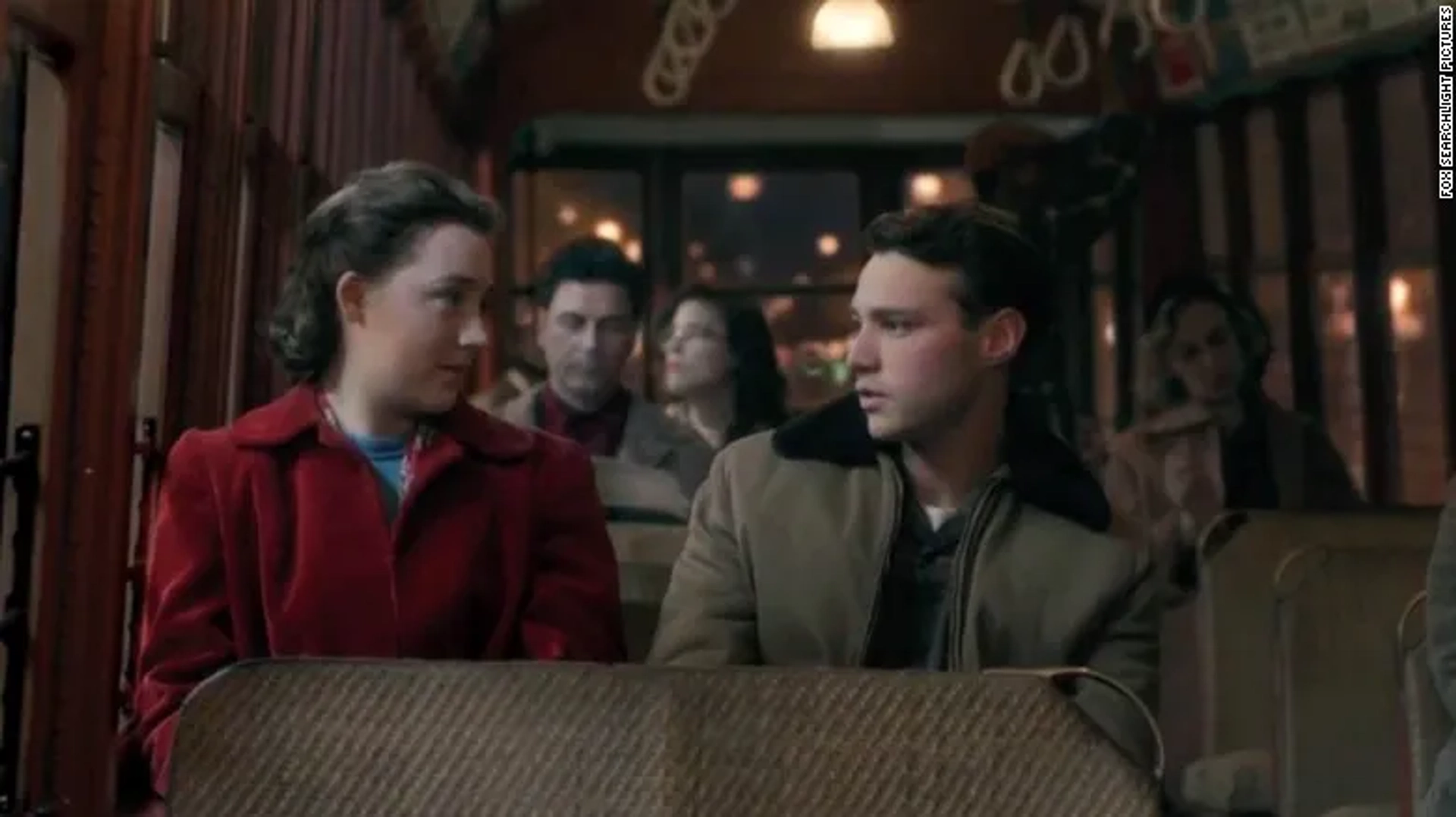 Saoirse Ronan and Emory Cohen in Brooklyn (2015)