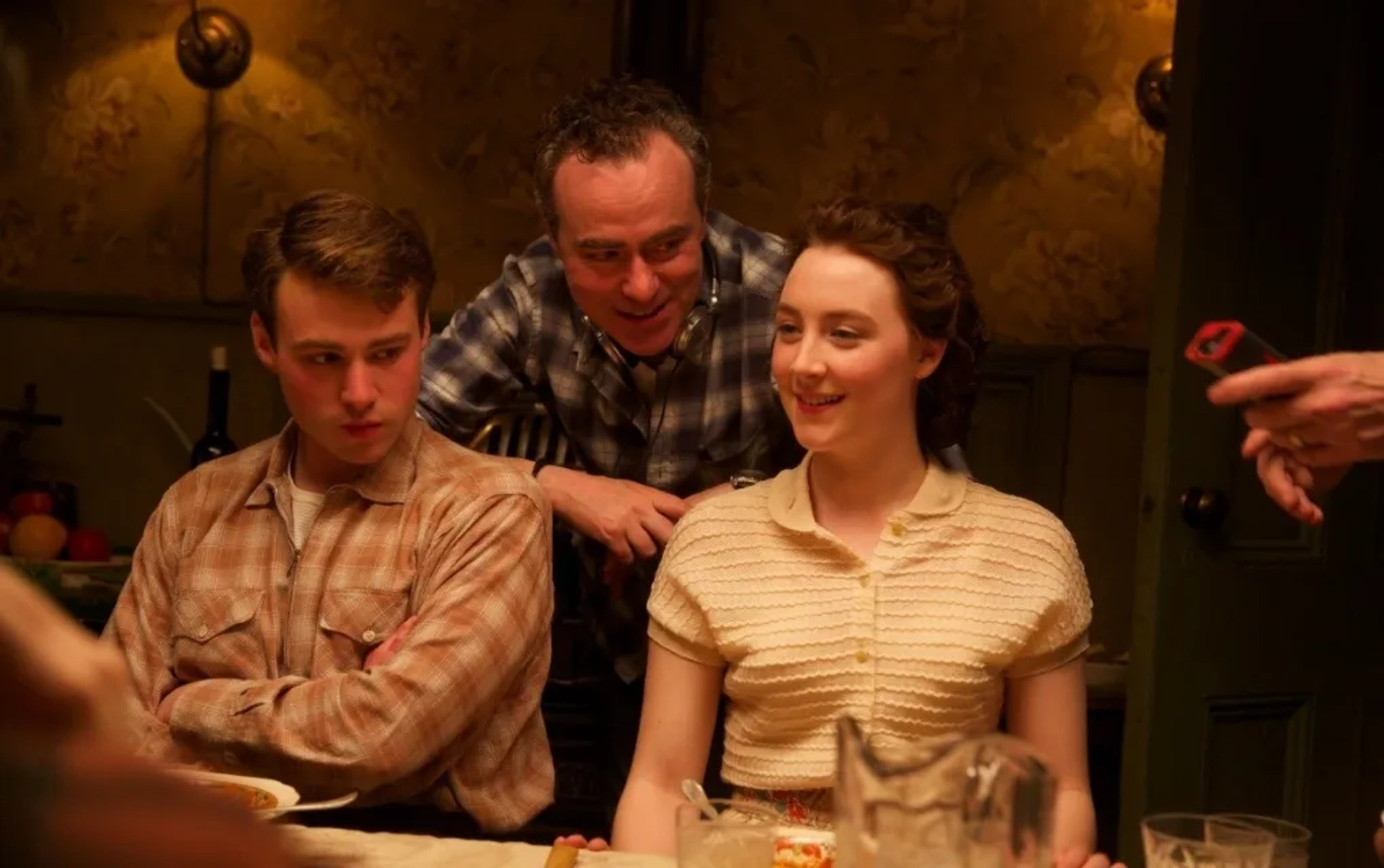 John Crowley, Saoirse Ronan, and Emory Cohen in Brooklyn (2015)