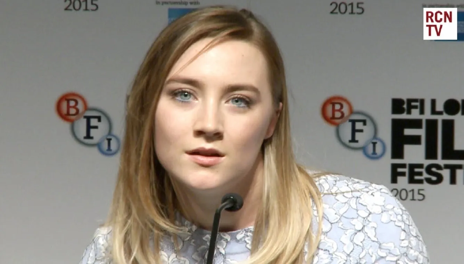 Saoirse Ronan at an event for Brooklyn (2015)