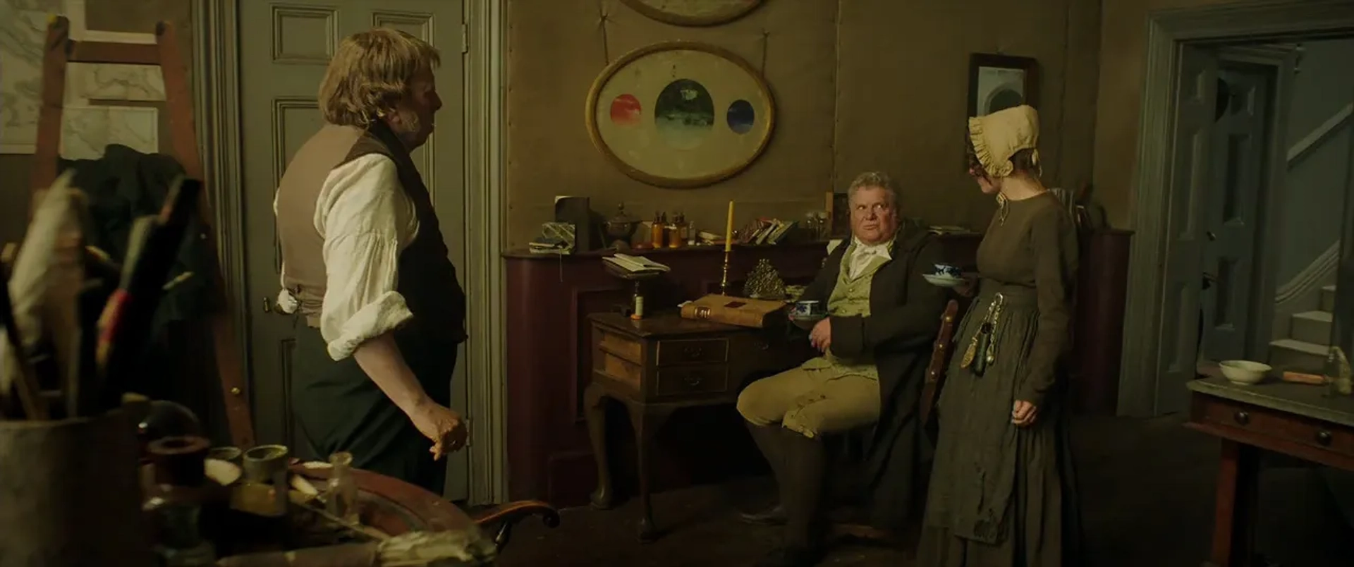 Timothy Spall, Dorothy Atkinson, and Paul Jesson in Mr. Turner (2014)