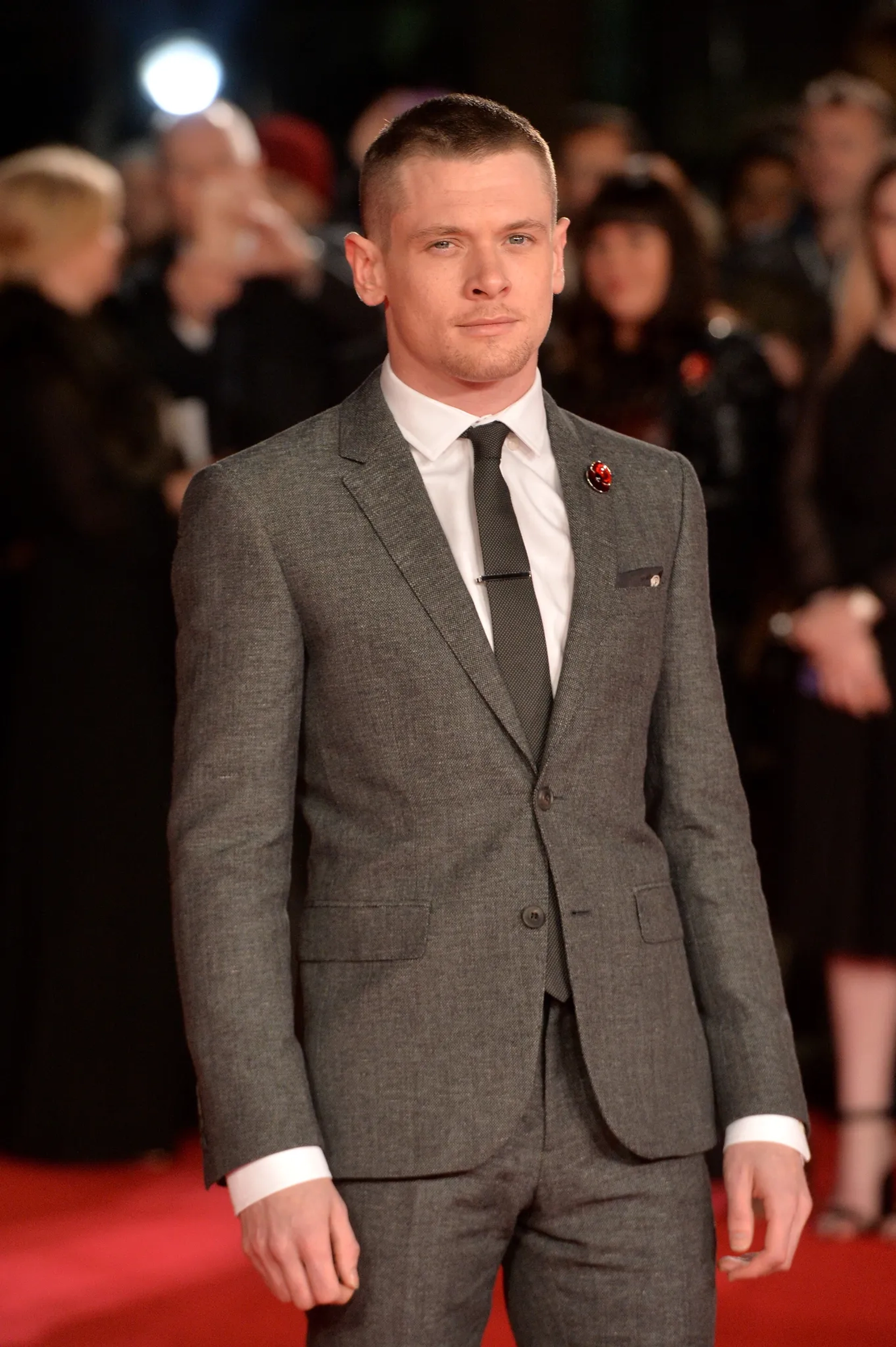 Jack O'Connell at an event for Unbroken (2014)