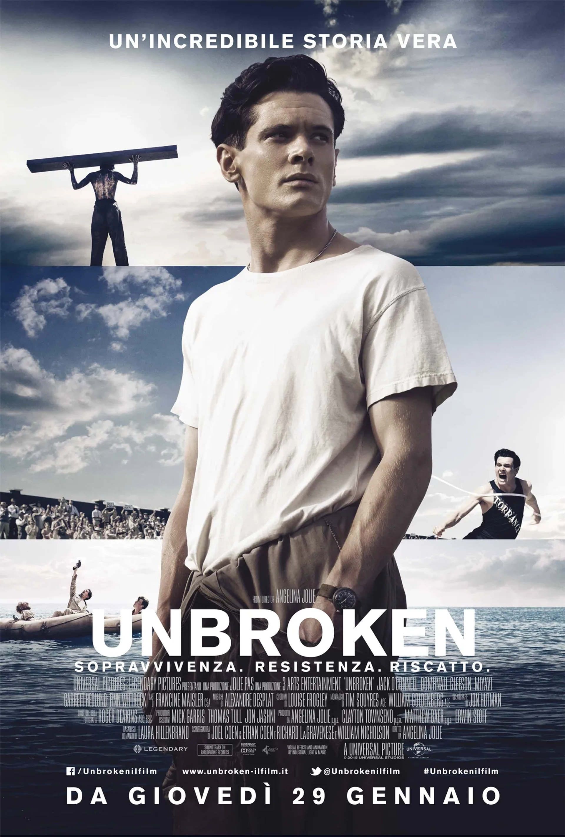 Jack O'Connell in Unbroken (2014)