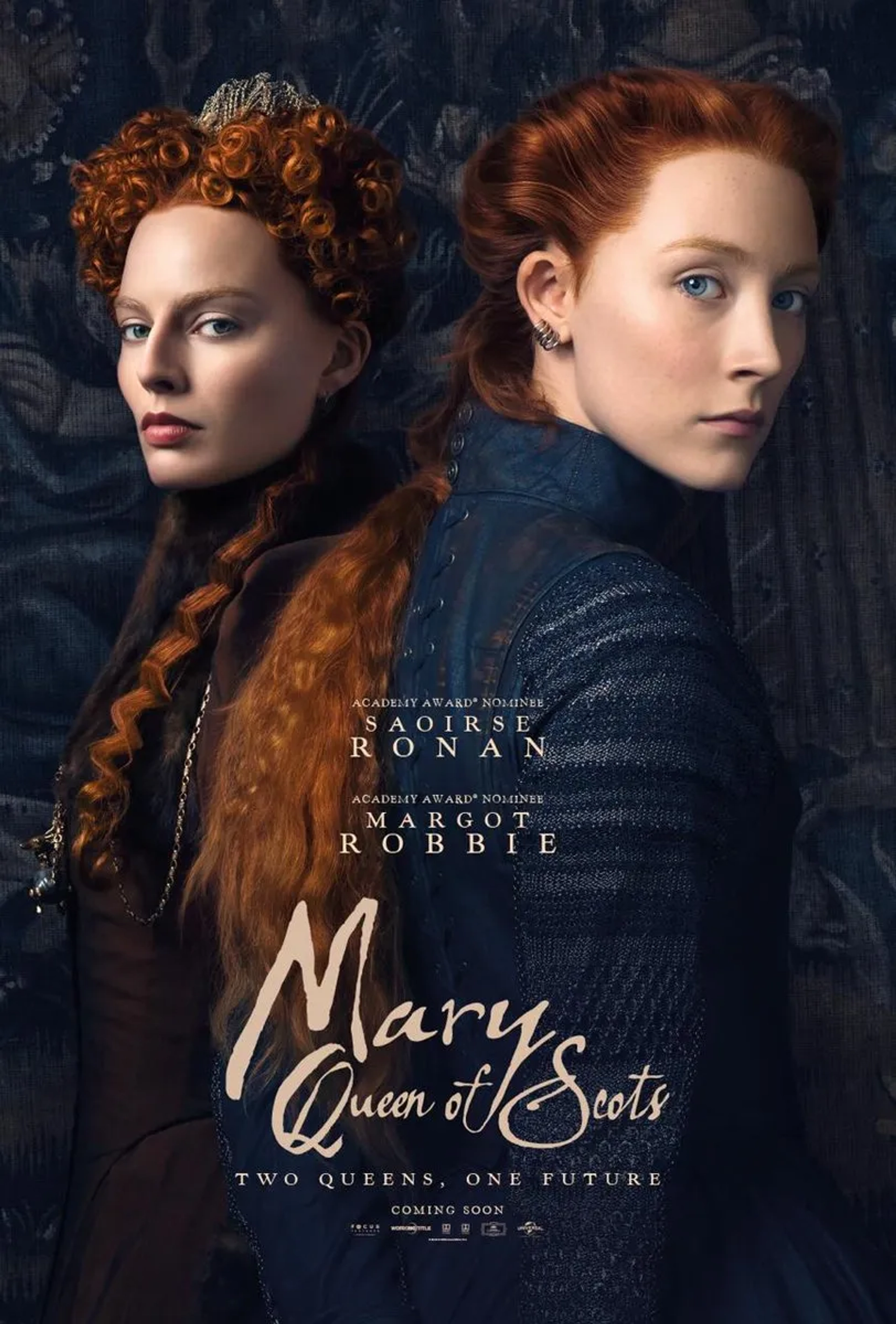 Saoirse Ronan and Margot Robbie in Mary Queen of Scots (2018)