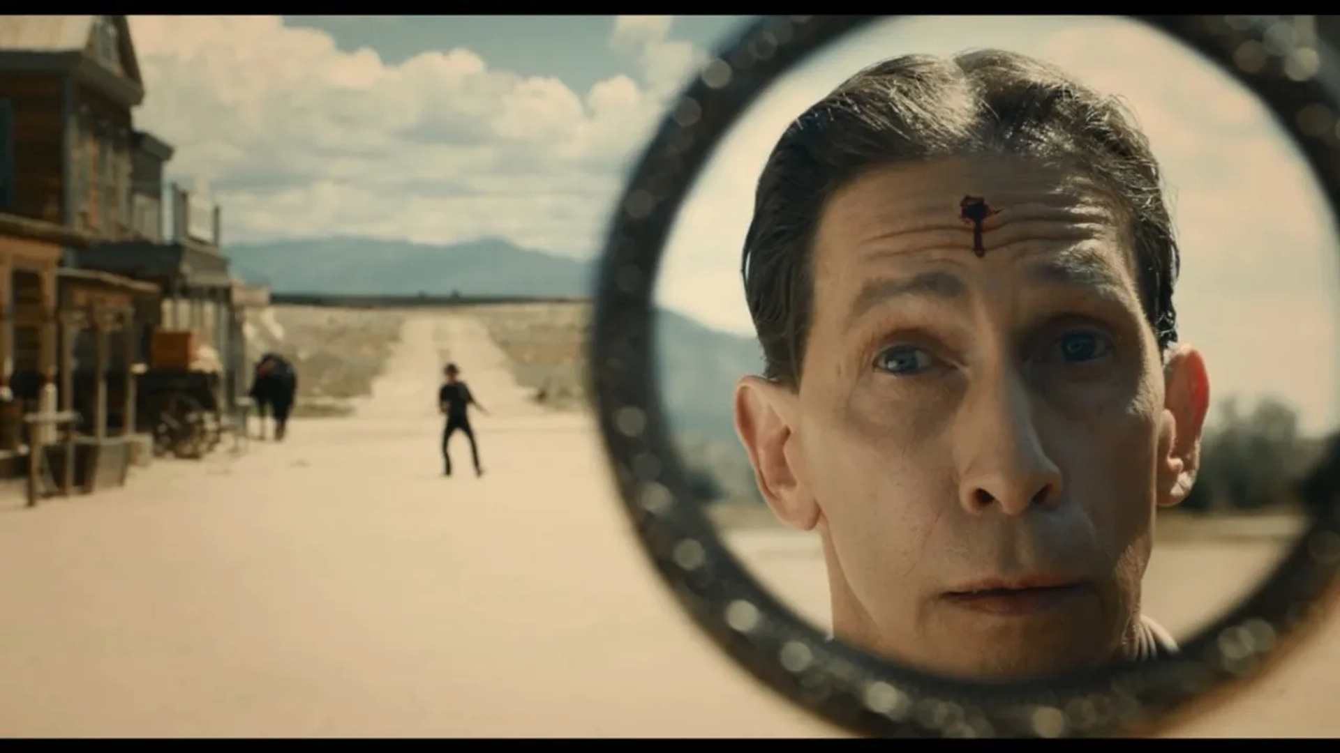 Tim Blake Nelson and Willie Watson in The Ballad of Buster Scruggs (2018)