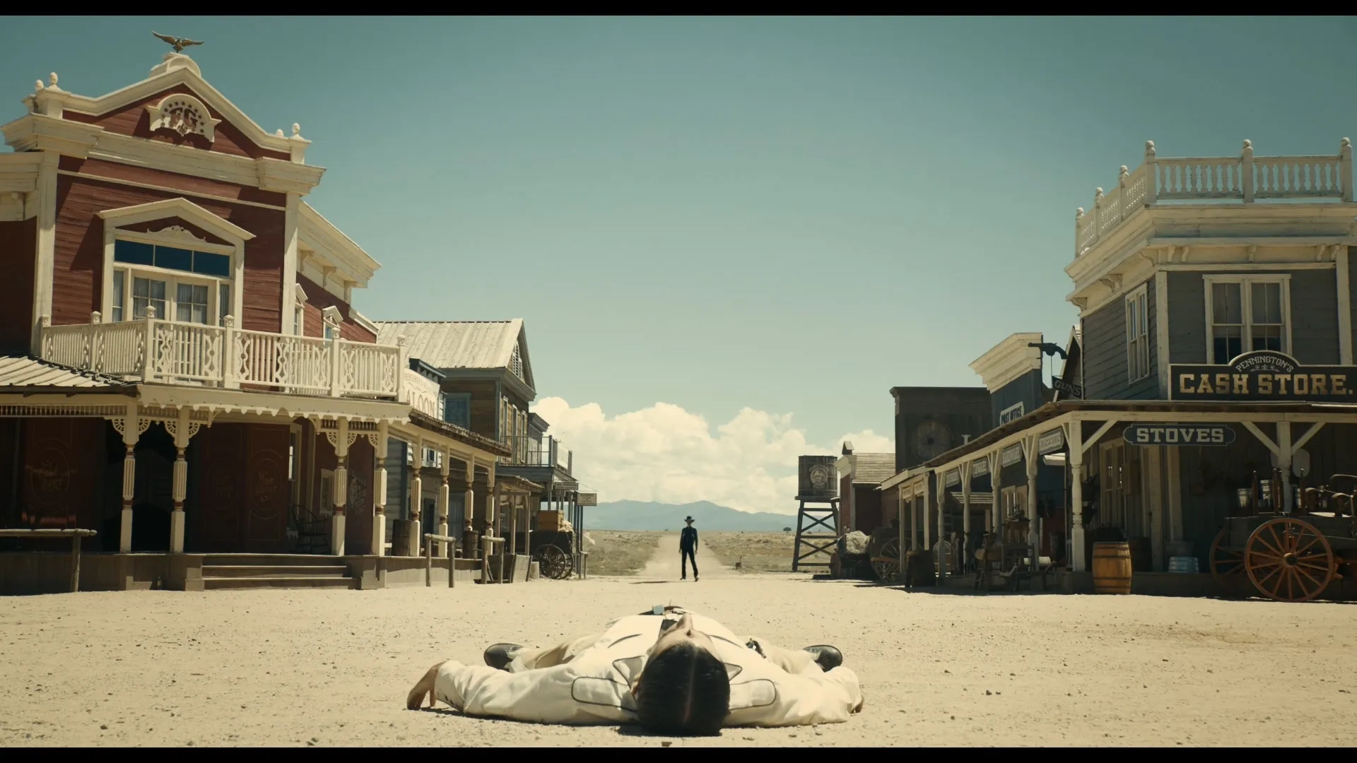 Tim Blake Nelson and Willie Watson in The Ballad of Buster Scruggs (2018)