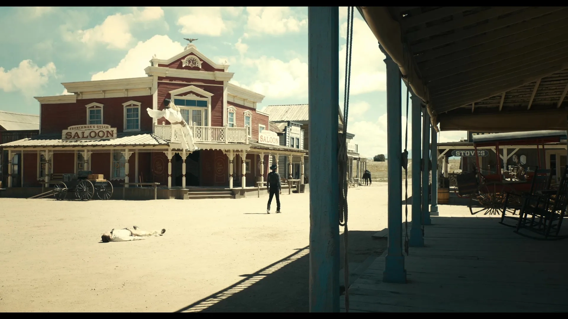 Tim Blake Nelson and Willie Watson in The Ballad of Buster Scruggs (2018)