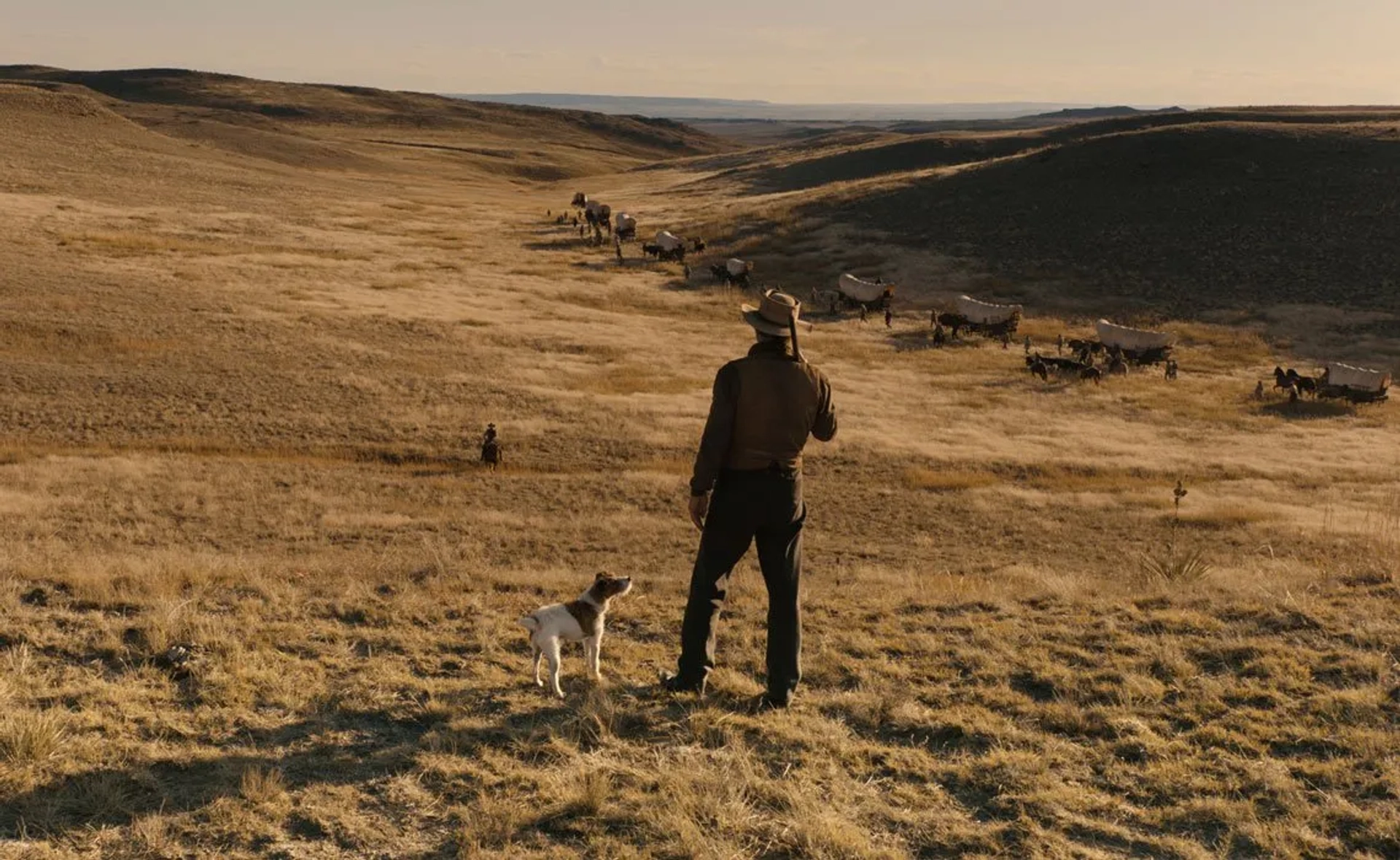 Grainger Hines and Bill Heck in The Ballad of Buster Scruggs (2018)