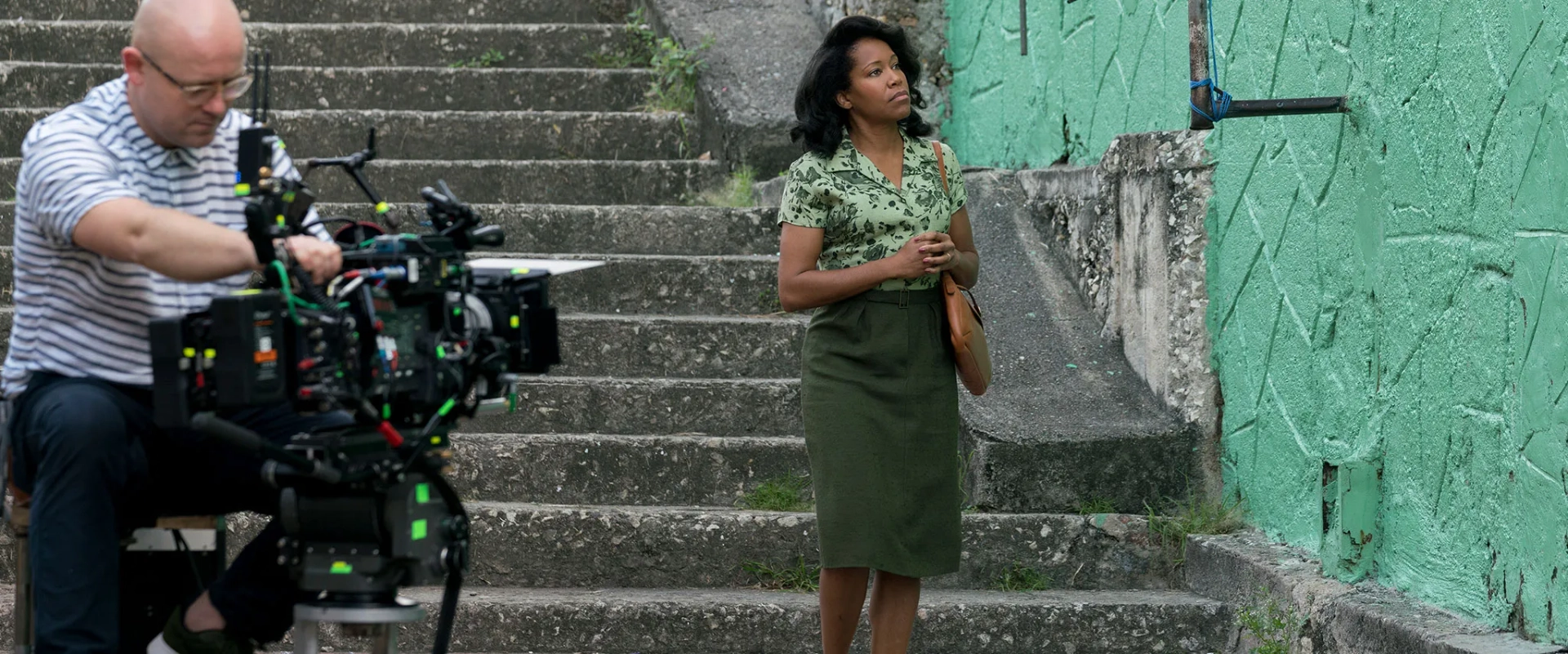 Regina King and James Laxton in If Beale Street Could Talk (2018)