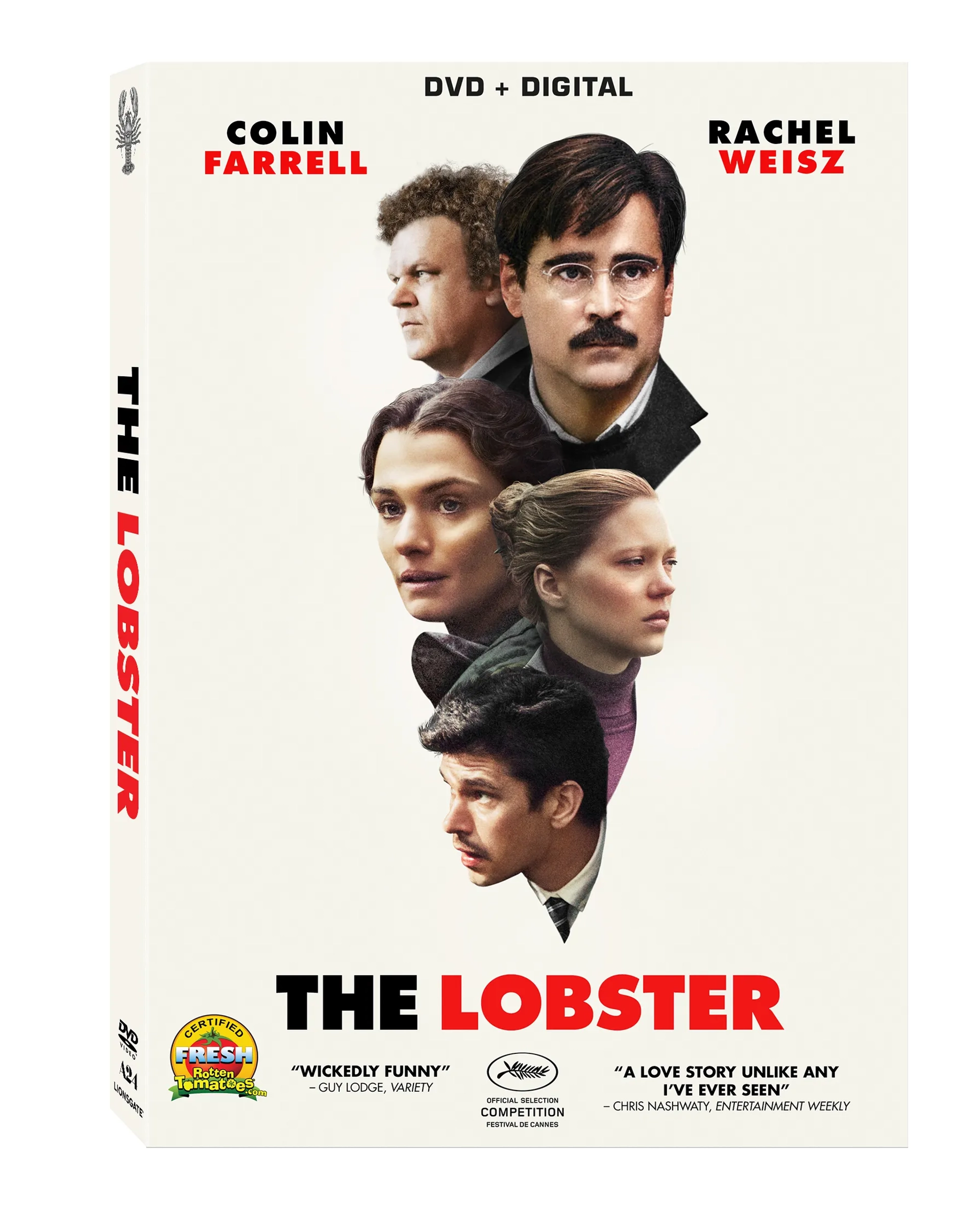 John C. Reilly, Rachel Weisz, Colin Farrell, Ben Whishaw, and Léa Seydoux in The Lobster (2015)