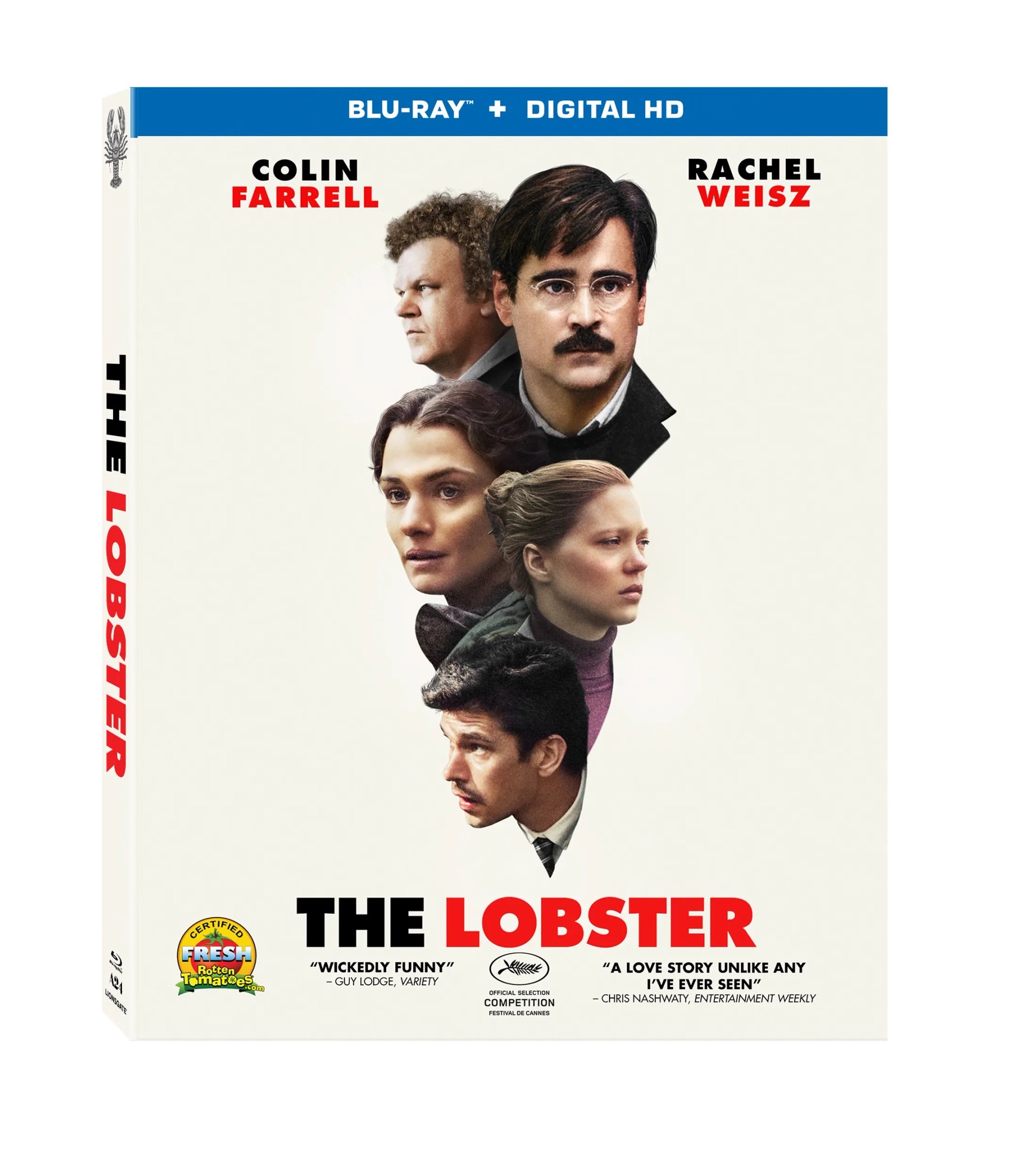 John C. Reilly, Rachel Weisz, Colin Farrell, Ben Whishaw, and Léa Seydoux in The Lobster (2015)