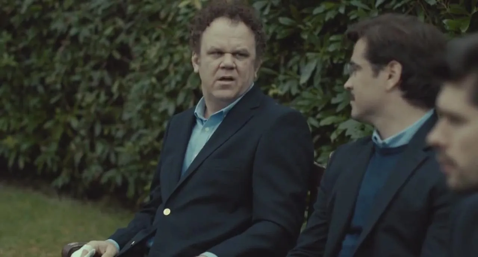 John C. Reilly, Colin Farrell, and Ben Whishaw in The Lobster (2015)