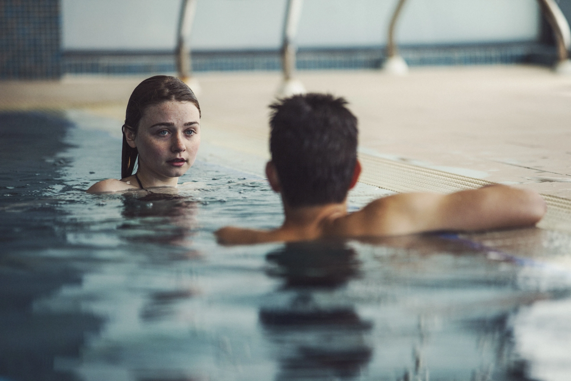 Ben Whishaw and Jessica Barden in The Lobster (2015)