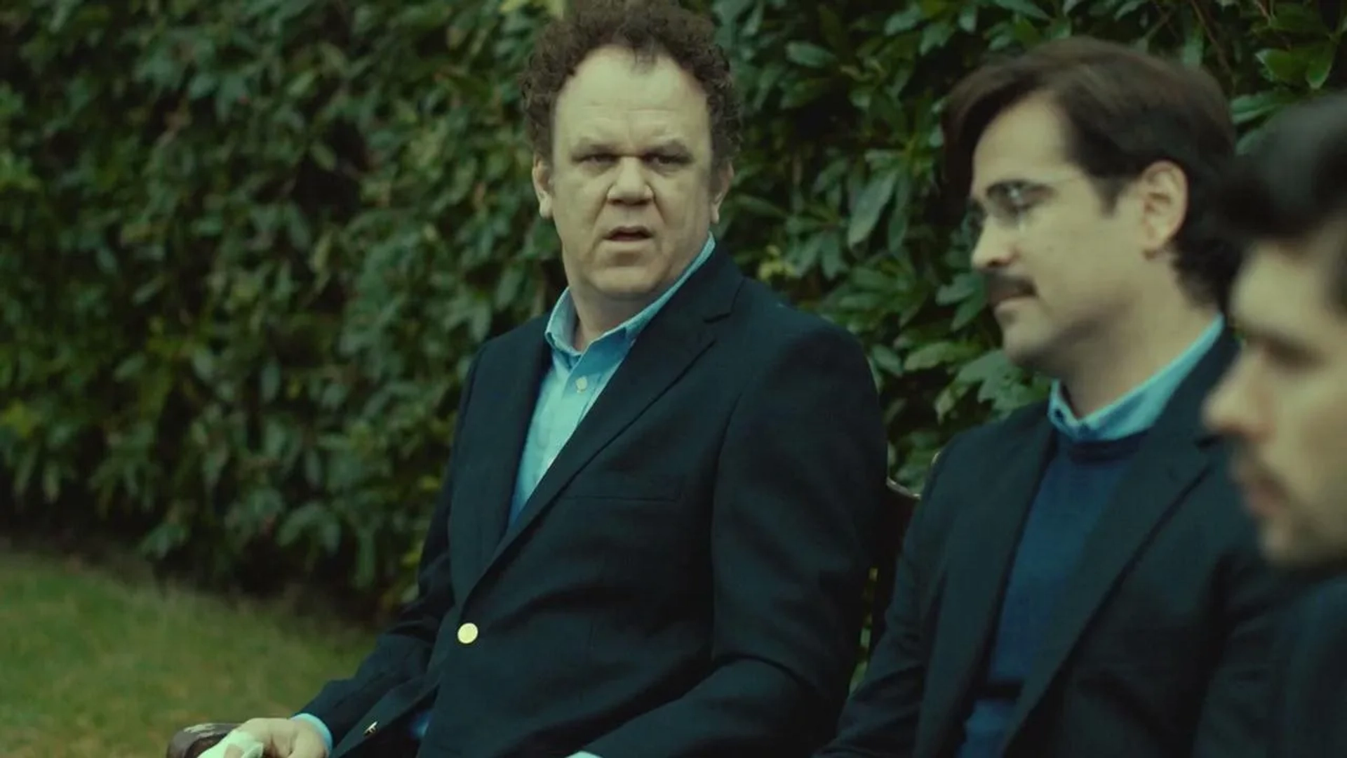 John C. Reilly, Colin Farrell, and Ben Whishaw in The Lobster (2015)