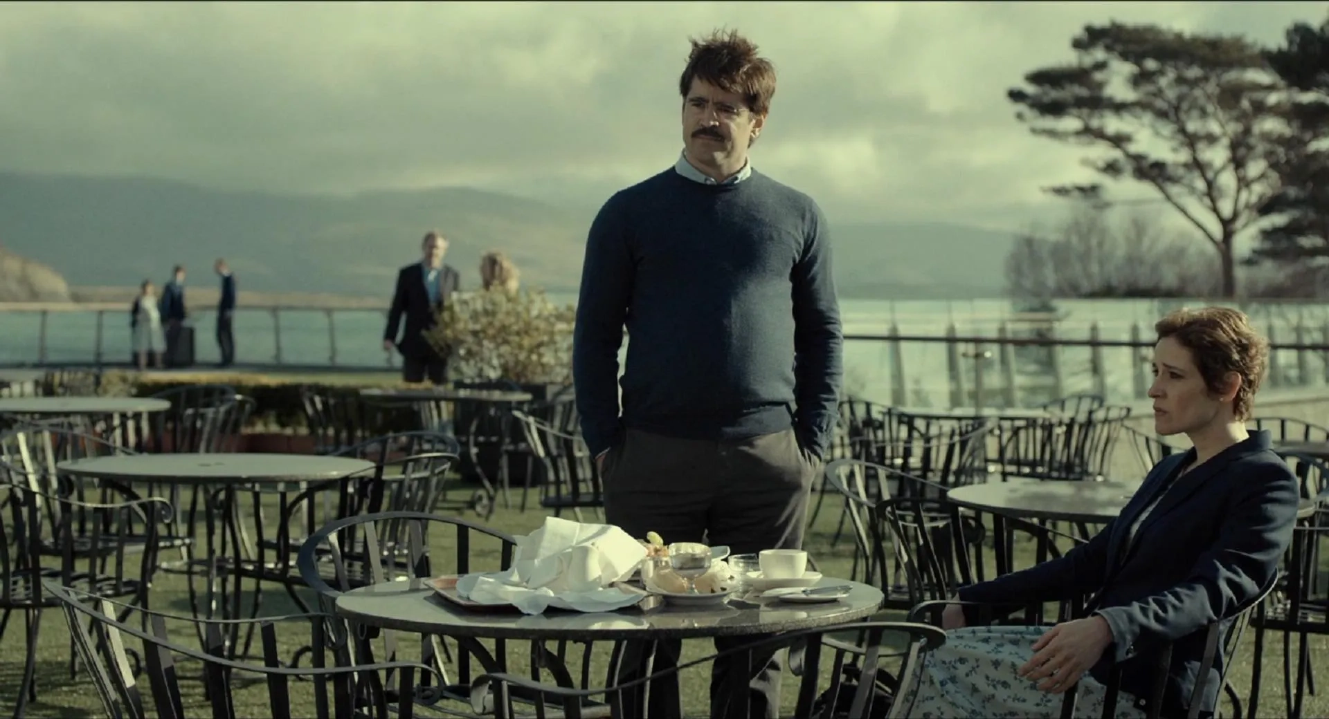 Colin Farrell and Olivia Colman in The Lobster (2015)