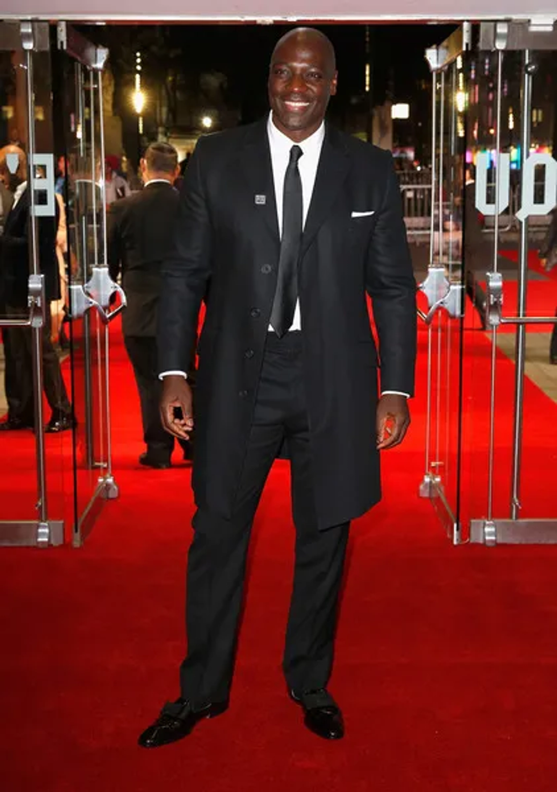 Actor Adewale Akinnuoye-Agbaje attends the "Trumbo" premiere during the BFI London Film Festival at the Odeon Leicester Square on October 8, 2015 in London, England.