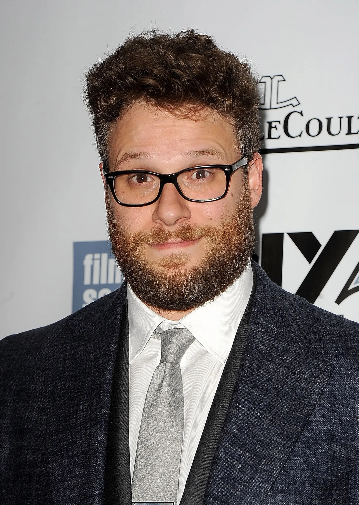 Seth Rogen at an event for Steve Jobs (2015)