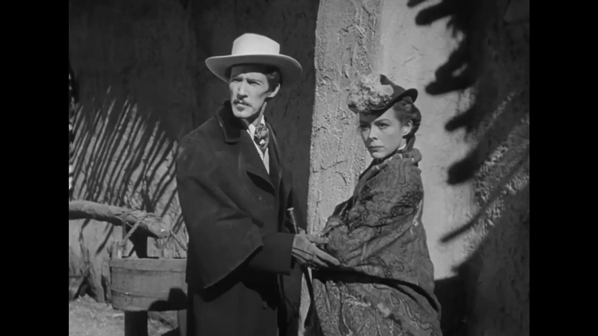 John Carradine and Louise Platt in Stagecoach (1939)