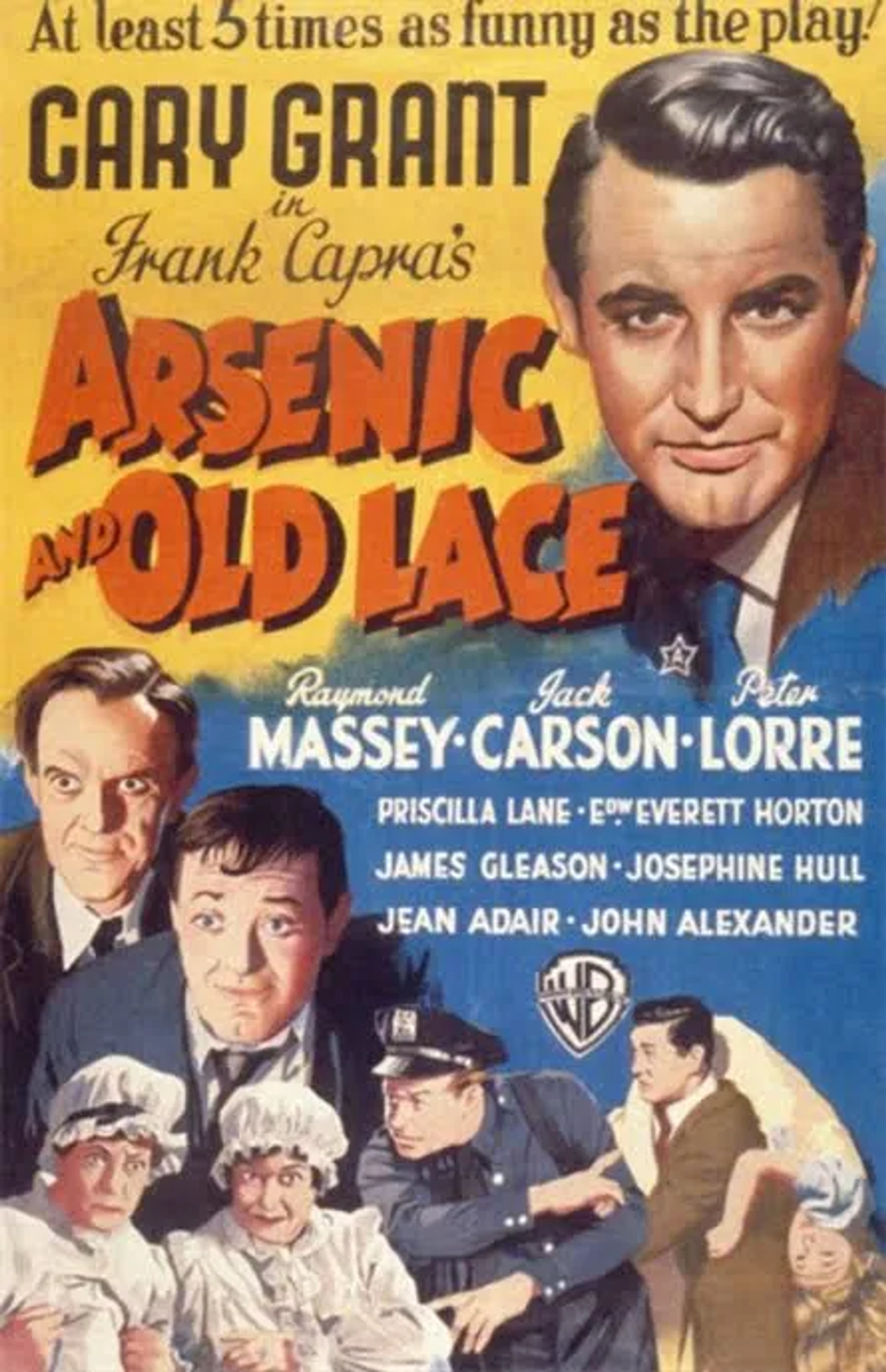 Cary Grant, Peter Lorre, Jack Carson, Jean Adair, Josephine Hull, Priscilla Lane, and Raymond Massey in Arsenic and Old Lace (1944)