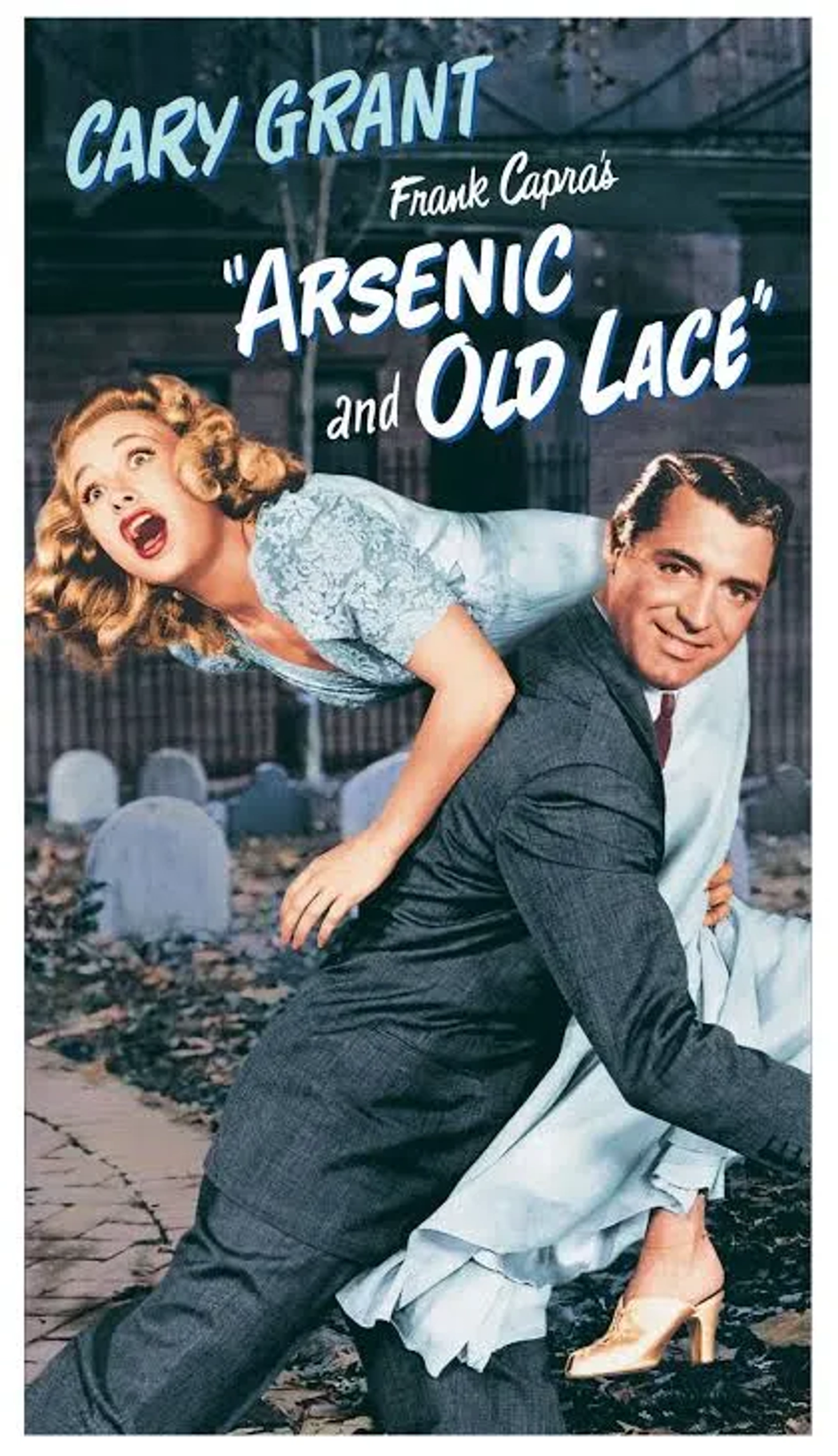 Cary Grant and Priscilla Lane in Arsenic and Old Lace (1944)