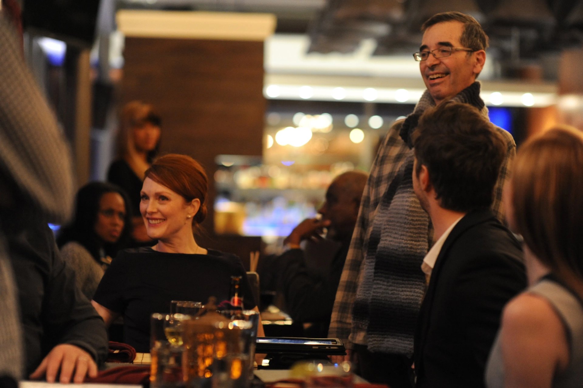 Julianne Moore, Kate Bosworth, Richard Glatzer, and Shane McRae in Still Alice (2014)