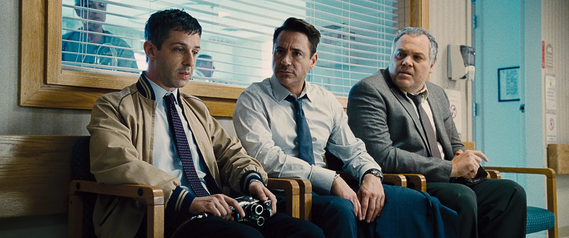 Vincent D'Onofrio, Robert Downey Jr., and Jeremy Strong in The Judge (2014)