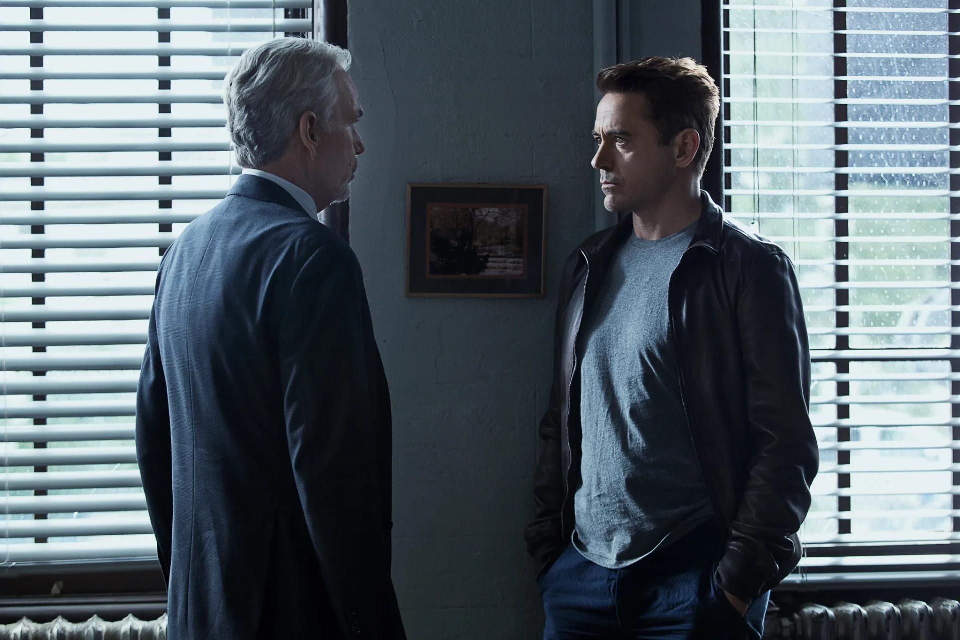 Robert Downey Jr. and Billy Bob Thornton in The Judge (2014)