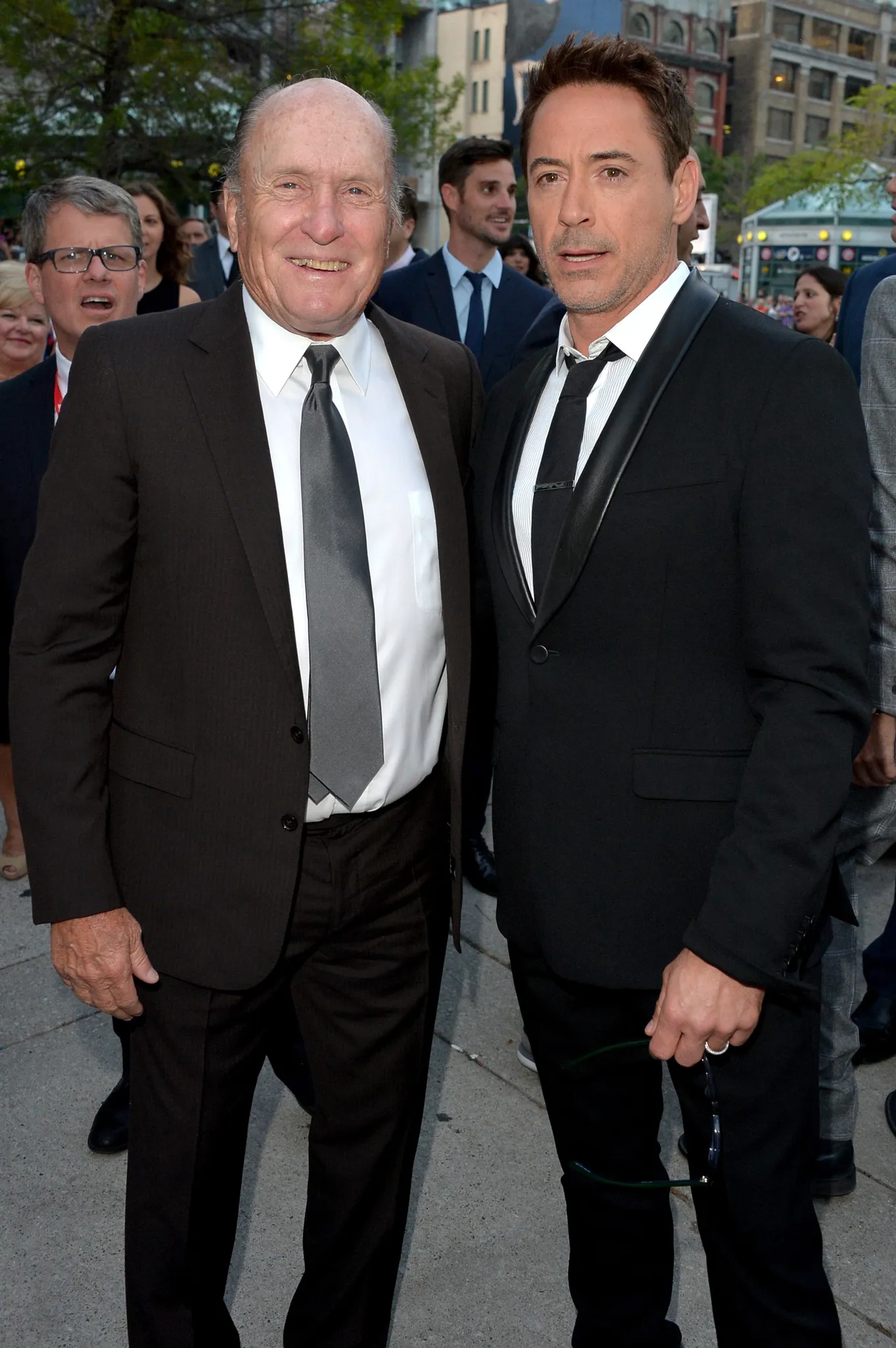 Robert Downey Jr. and Robert Duvall at an event for The Judge (2014)