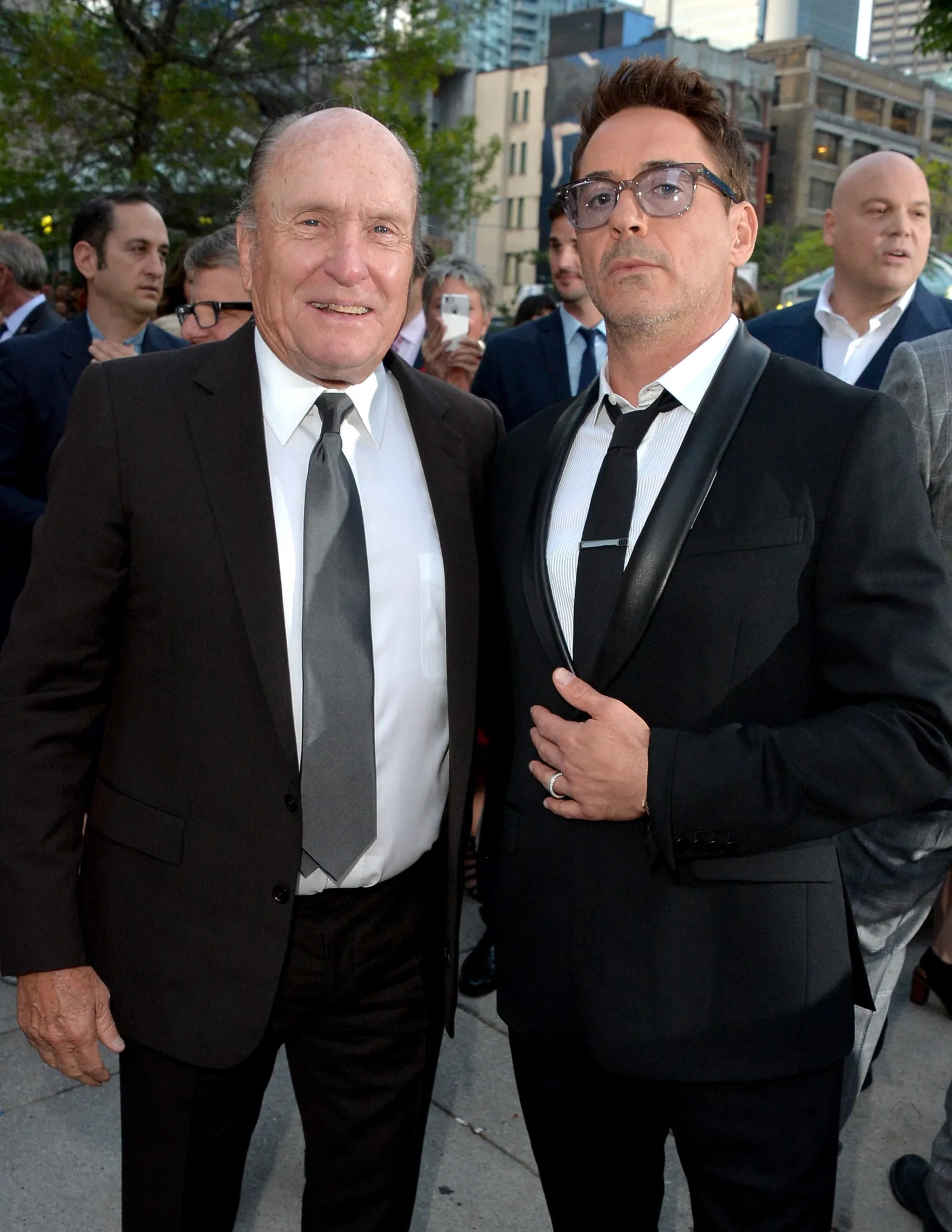 Robert Downey Jr. and Robert Duvall at an event for The Judge (2014)