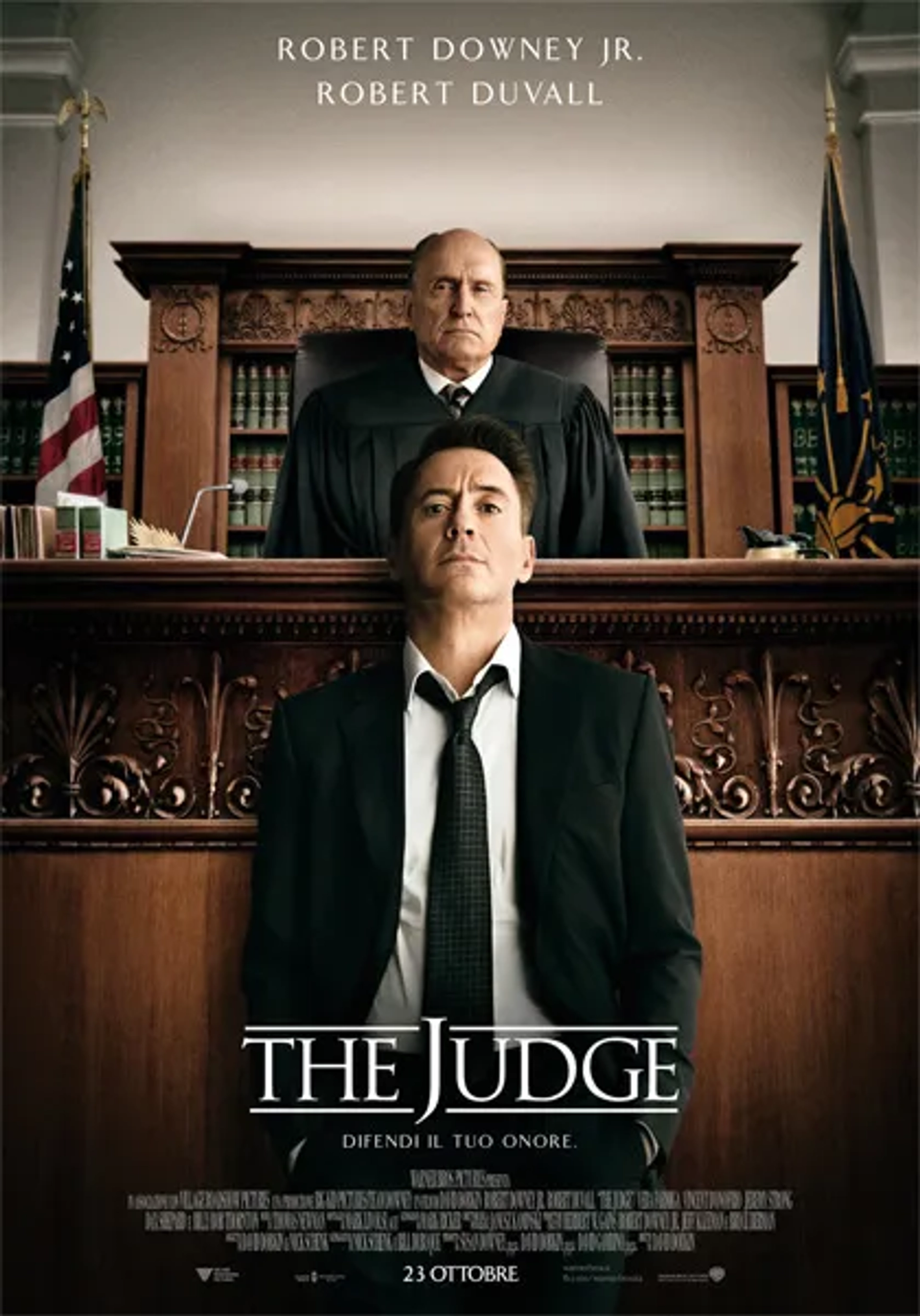 Robert Downey Jr. and Robert Duvall in The Judge (2014)