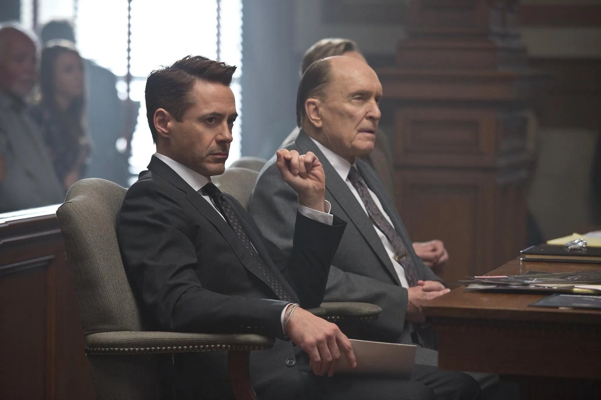 Robert Downey Jr. and Robert Duvall in The Judge (2014)