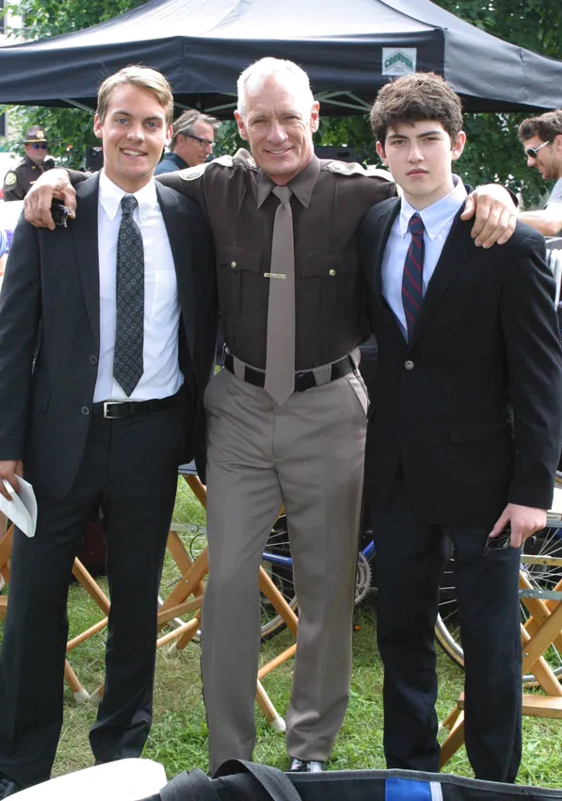 Matt Riedy, Ian Nelson, and Paul Emile in The Judge (2014)