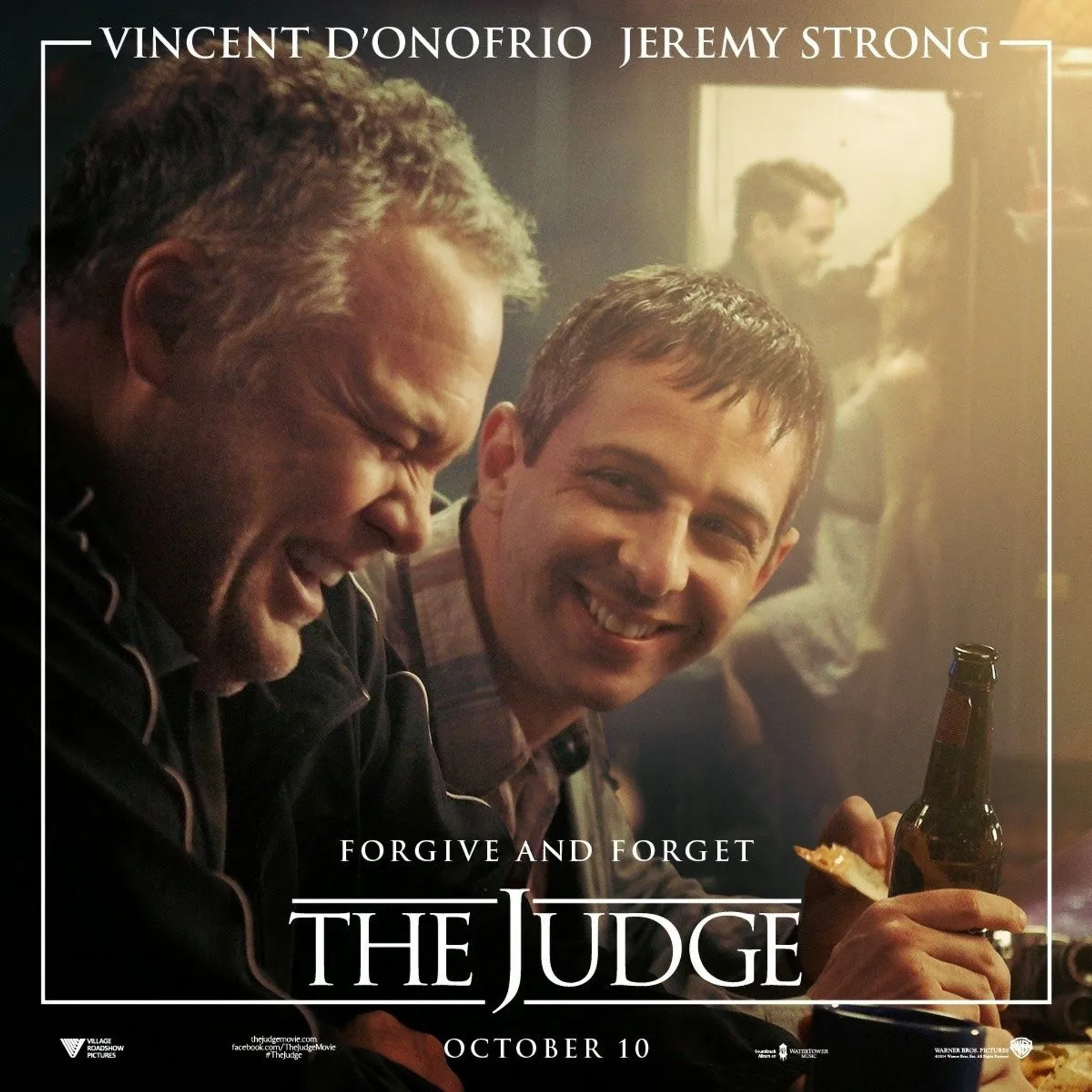 Vincent D'Onofrio and Jeremy Strong in The Judge (2014)