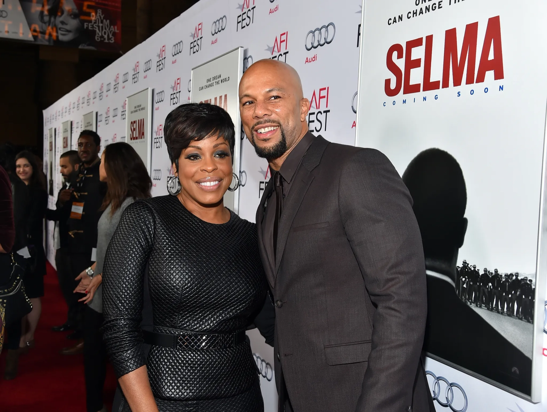 Niecy Nash and Common at an event for Selma (2014)