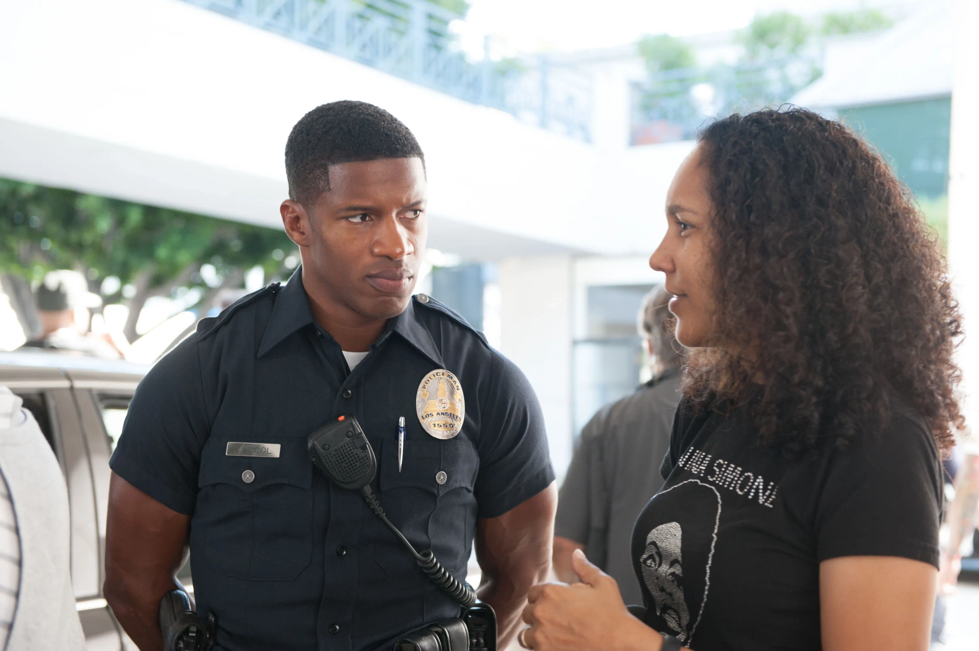 Gina Prince-Bythewood and Nate Parker in Beyond the Lights (2014)