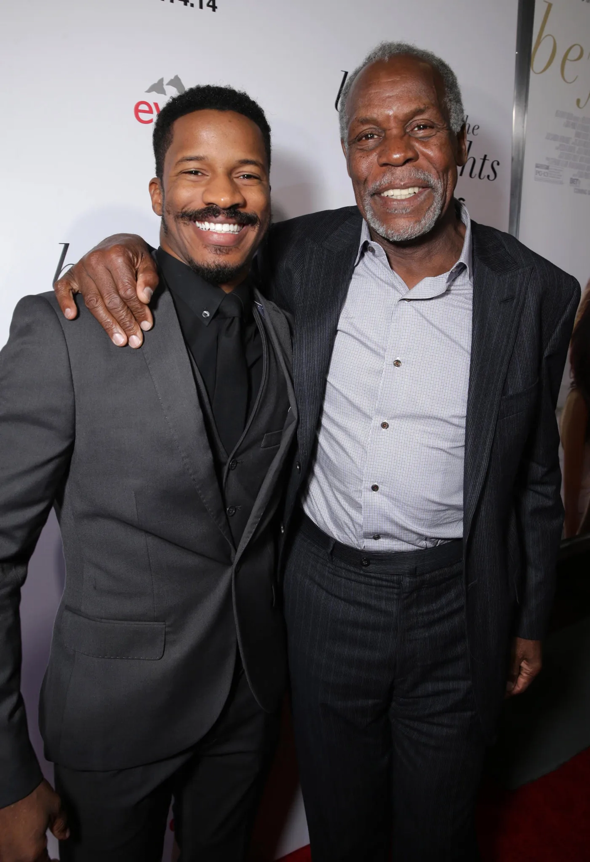 Danny Glover and Nate Parker at an event for Beyond the Lights (2014)