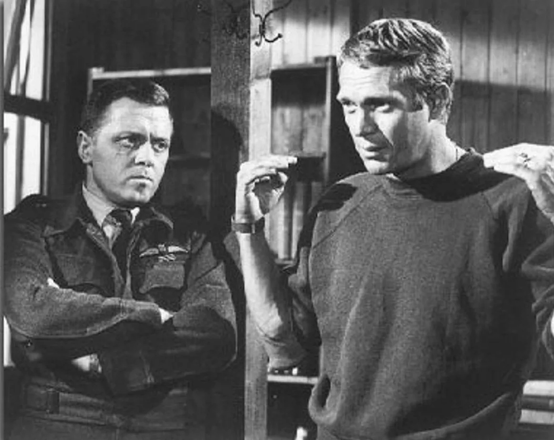 Richard Attenborough and Steve McQueen in The Great Escape (1963)