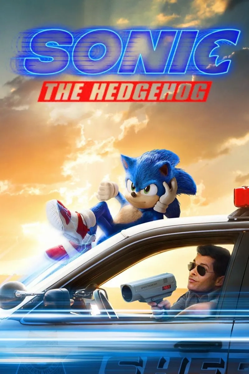 James Marsden and Ben Schwartz in Sonic the Hedgehog (2020)