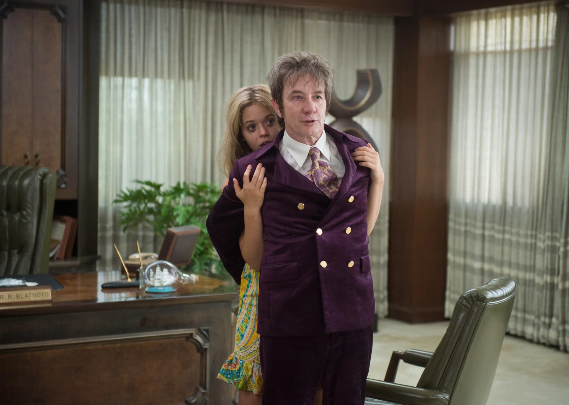 Martin Short and Sasha Pieterse in Inherent Vice (2014)