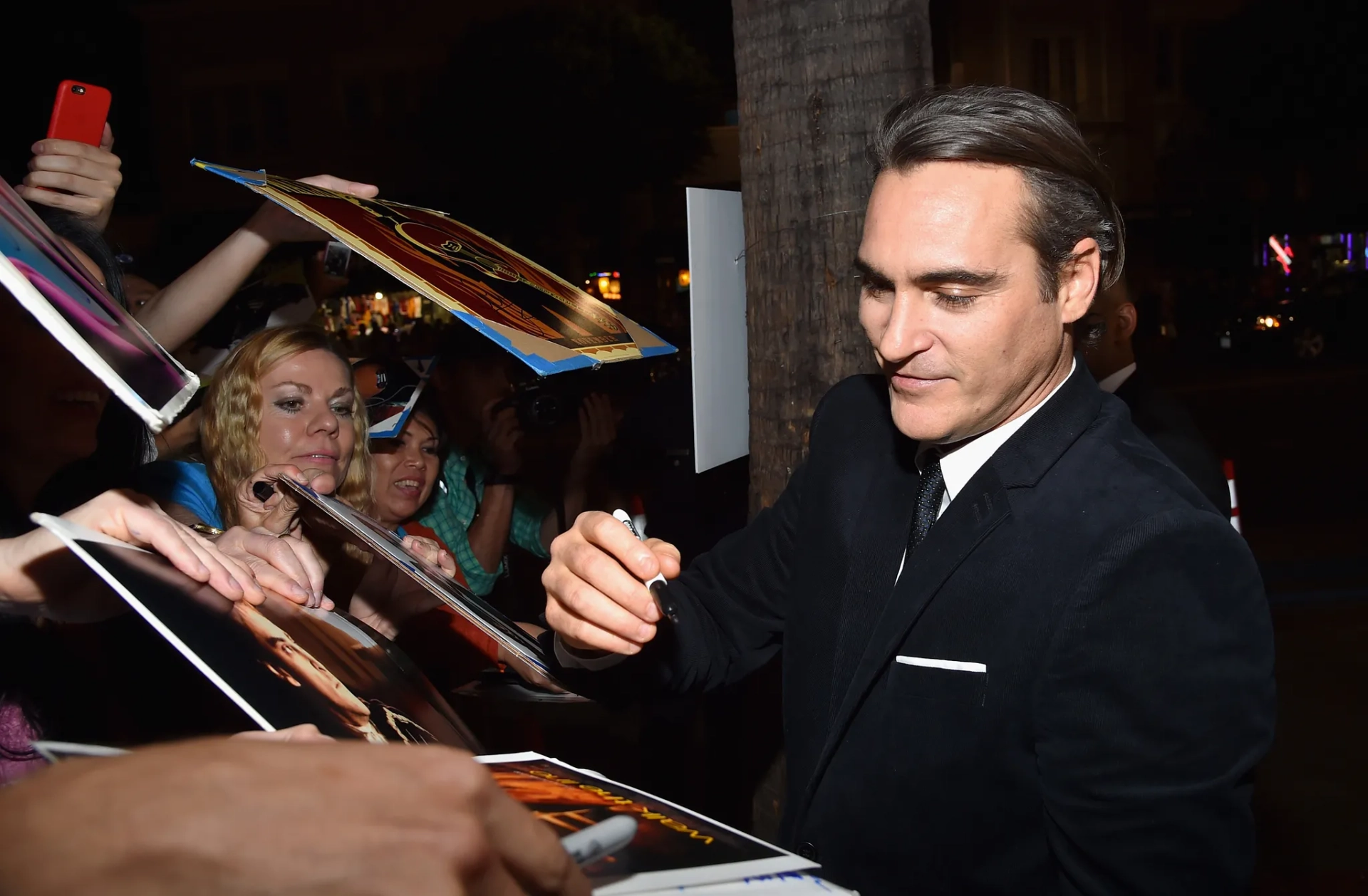 Joaquin Phoenix at an event for Inherent Vice (2014)