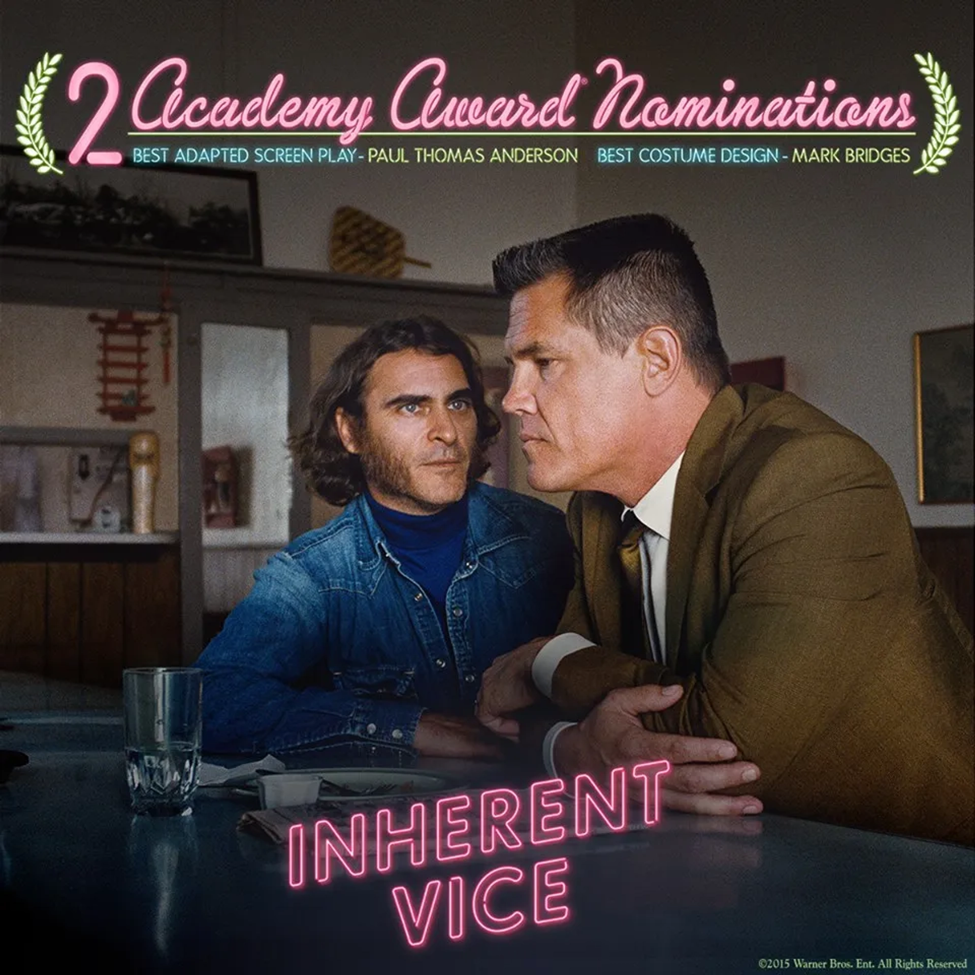 Josh Brolin and Joaquin Phoenix in Inherent Vice (2014)