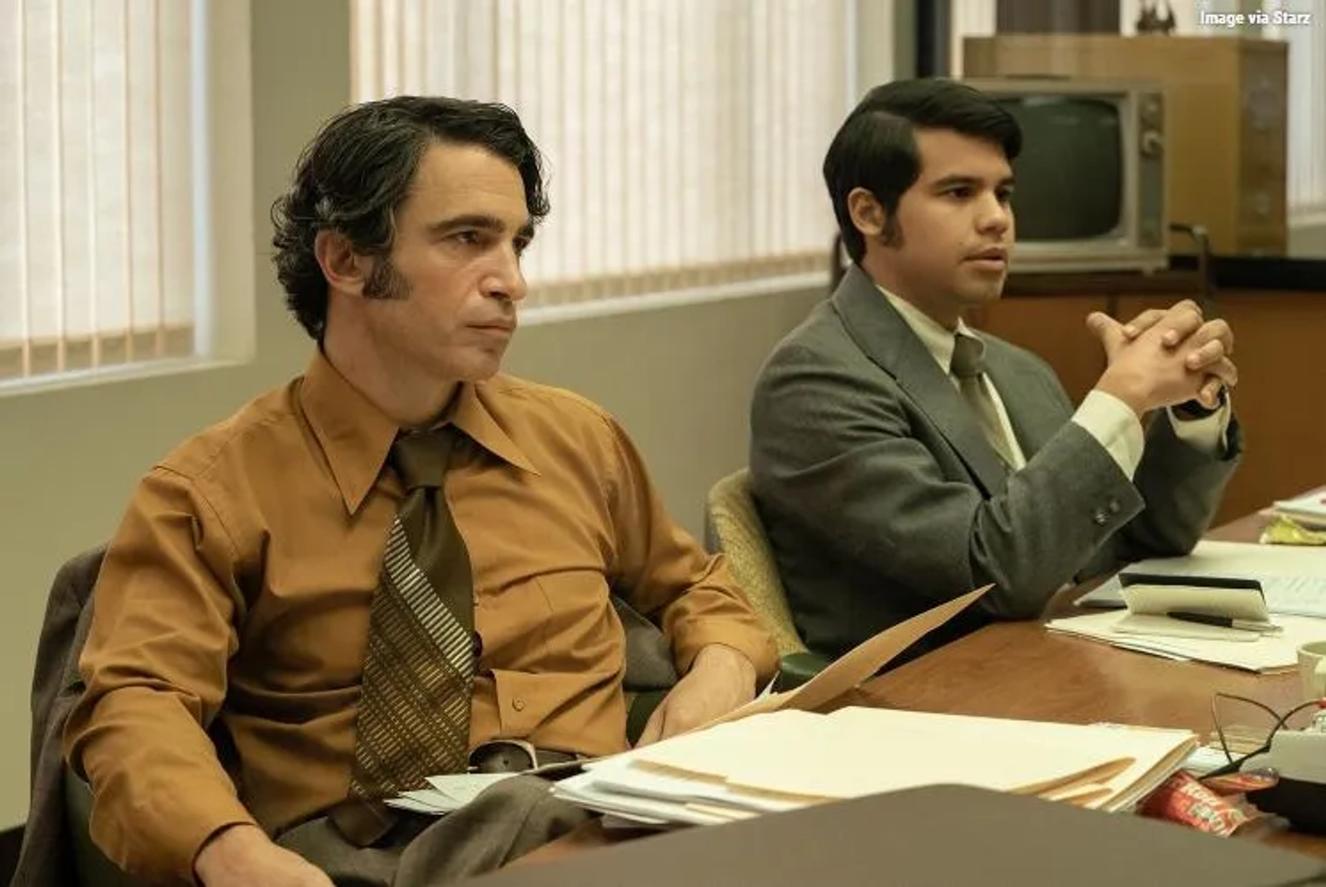 Chris Messina and Carlos Valdes in Gaslit (2022)