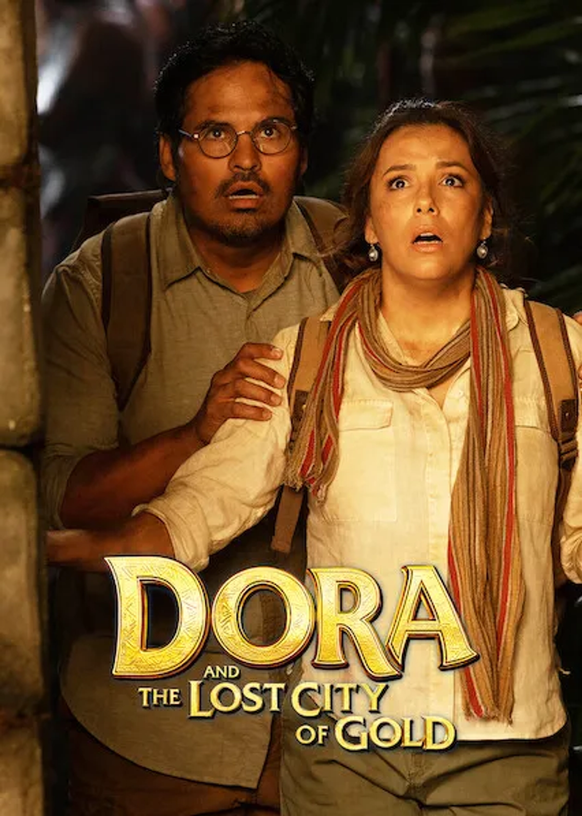 Eva Longoria and Michael Peña in Dora and the Lost City of Gold (2019)