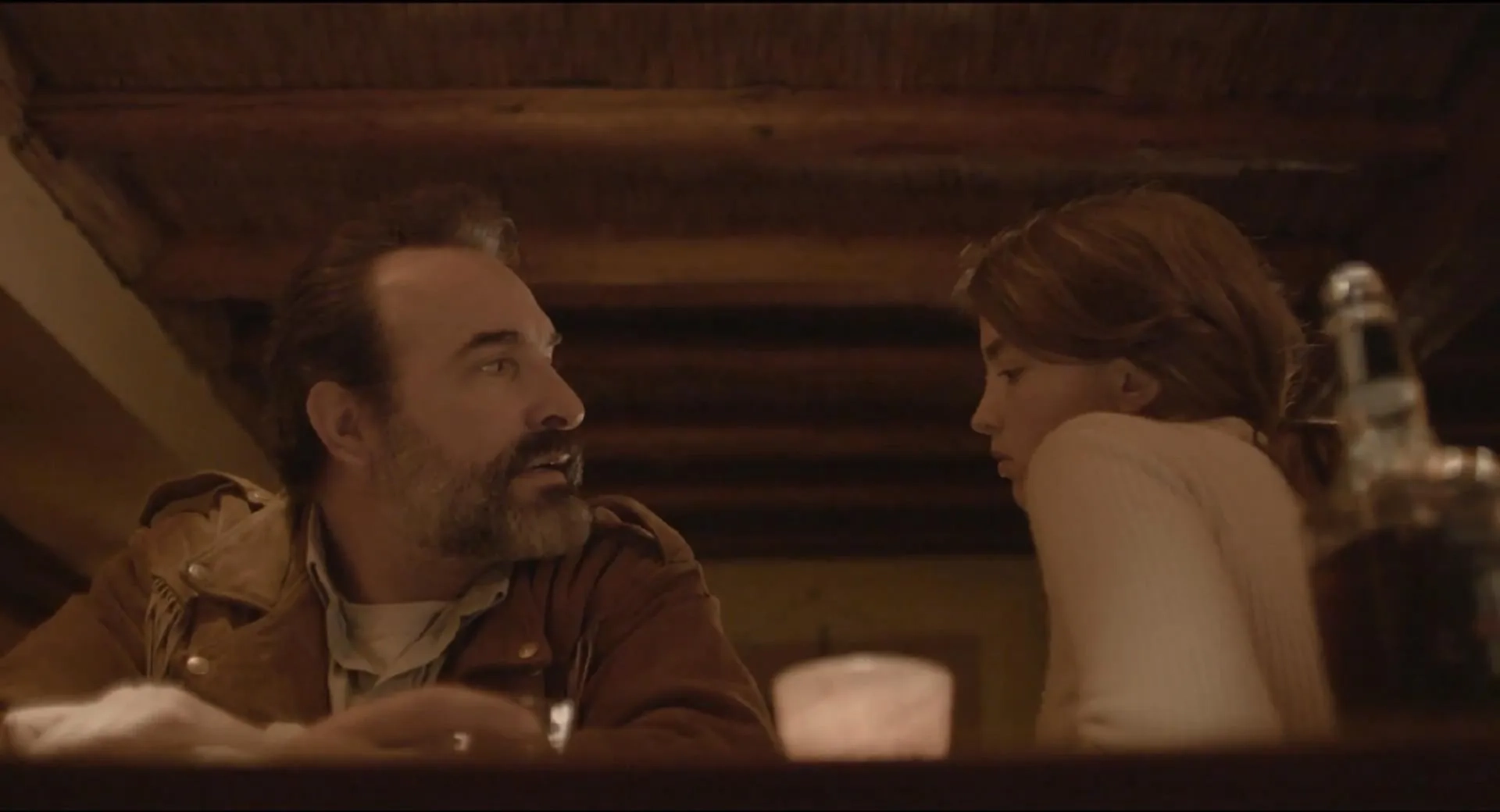 Jean Dujardin and Adèle Haenel in Deerskin (2019)