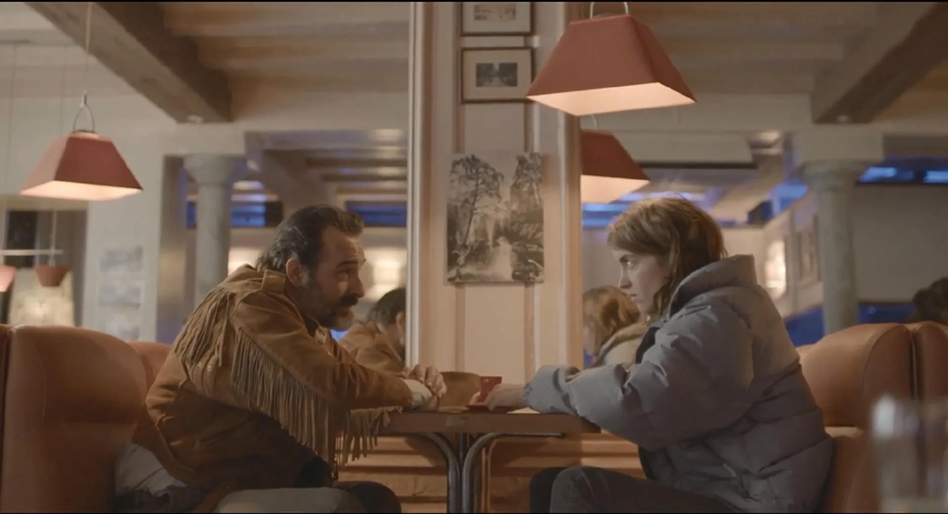 Jean Dujardin and Adèle Haenel in Deerskin (2019)