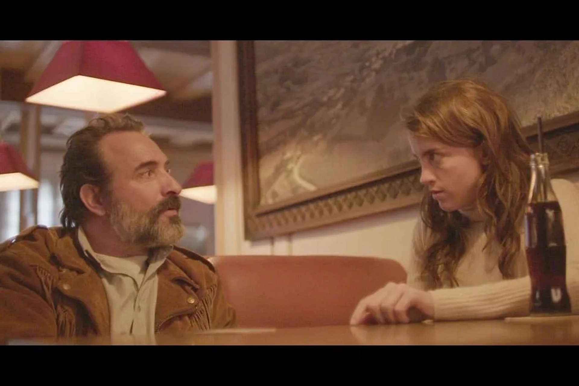 Jean Dujardin and Adèle Haenel in Deerskin (2019)