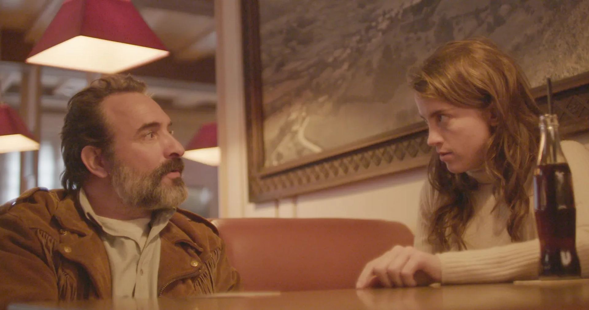 Jean Dujardin and Adèle Haenel in Deerskin (2019)